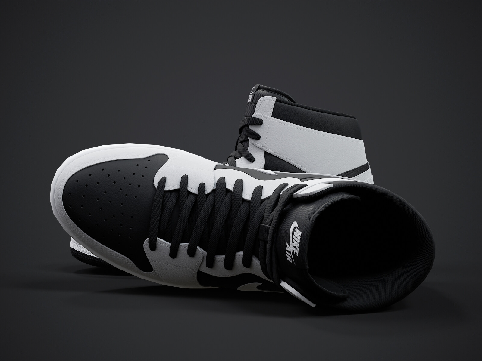 Air Jordan1-Retro Sneaker PBR Model 5 3D Model