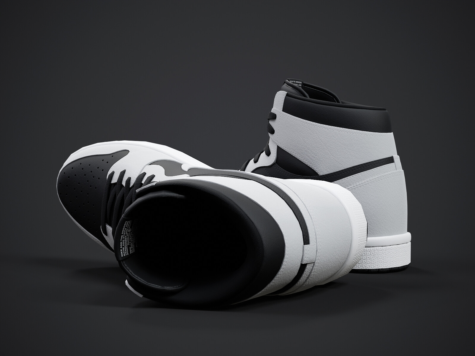 Air Jordan1-Retro Sneaker PBR Model 5 3D Model