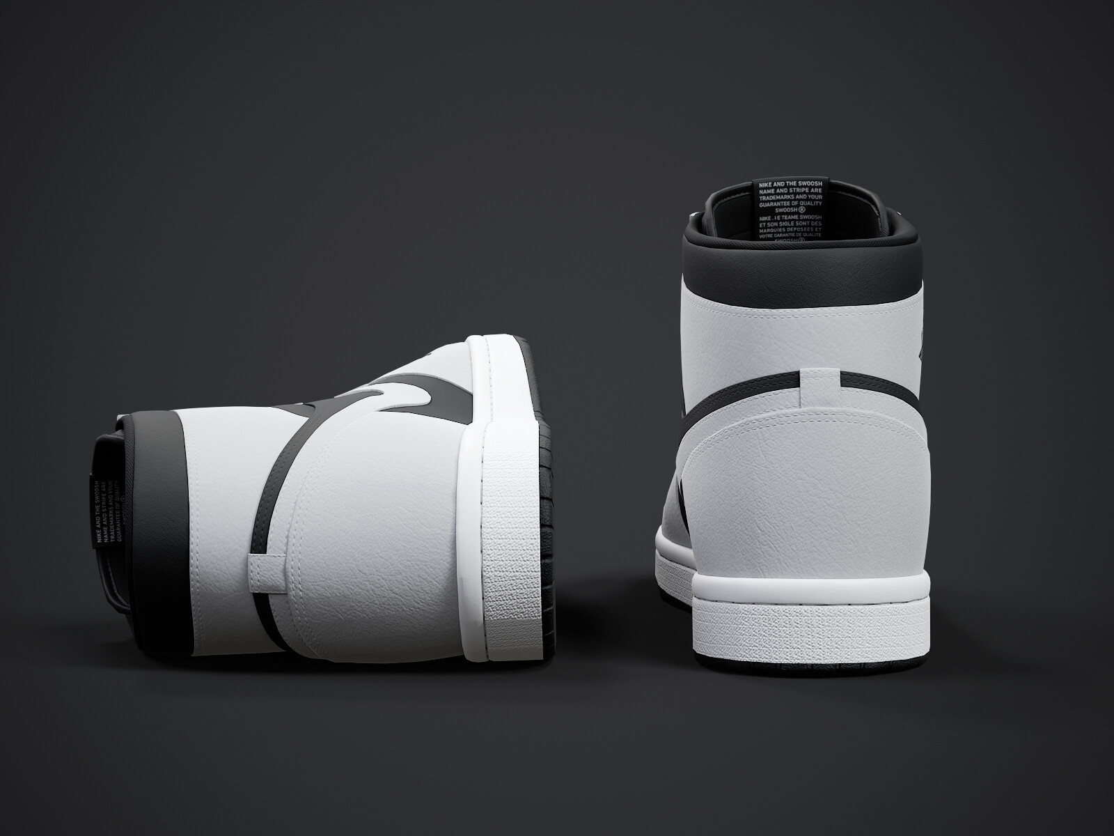 Air Jordan1-Retro Sneaker PBR Model 5 3D Model