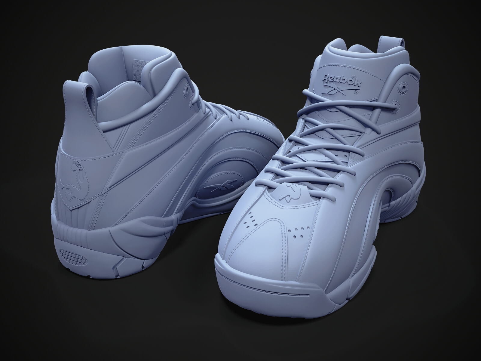 Reebok Shaqnosis 3D Printable 3D Model