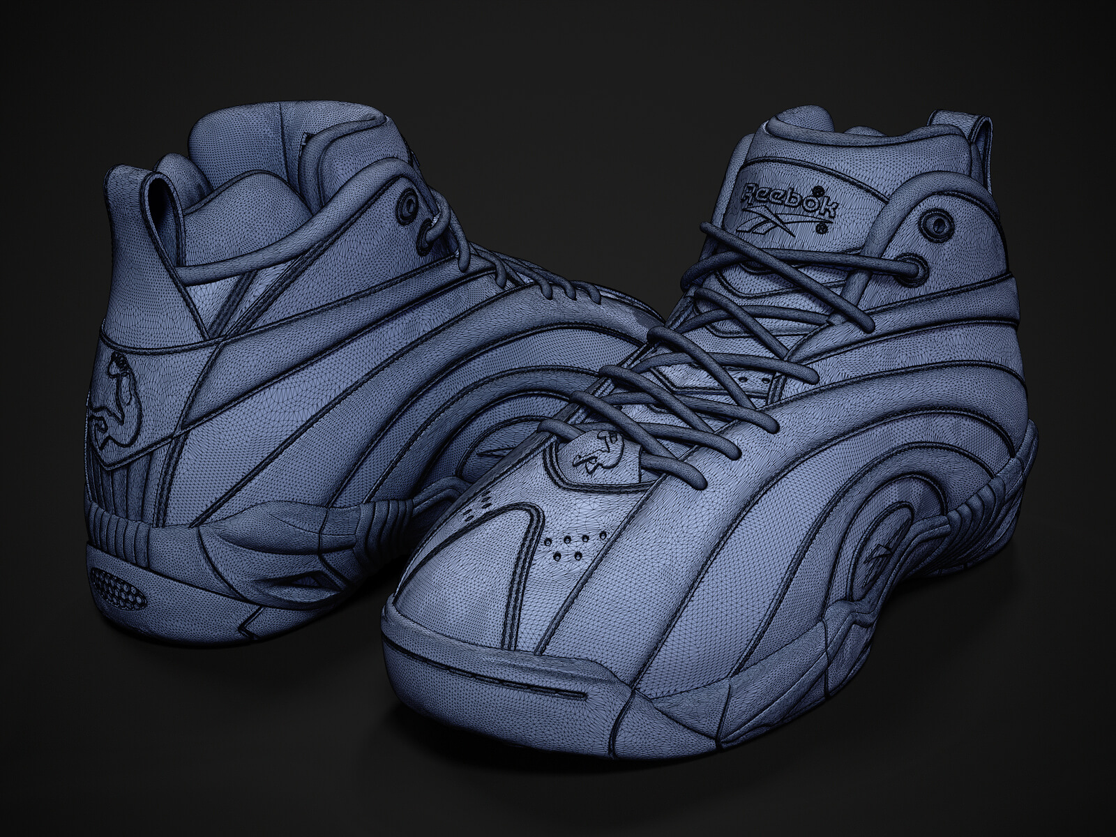 Reebok Shaqnosis 3D Printable 3D Model