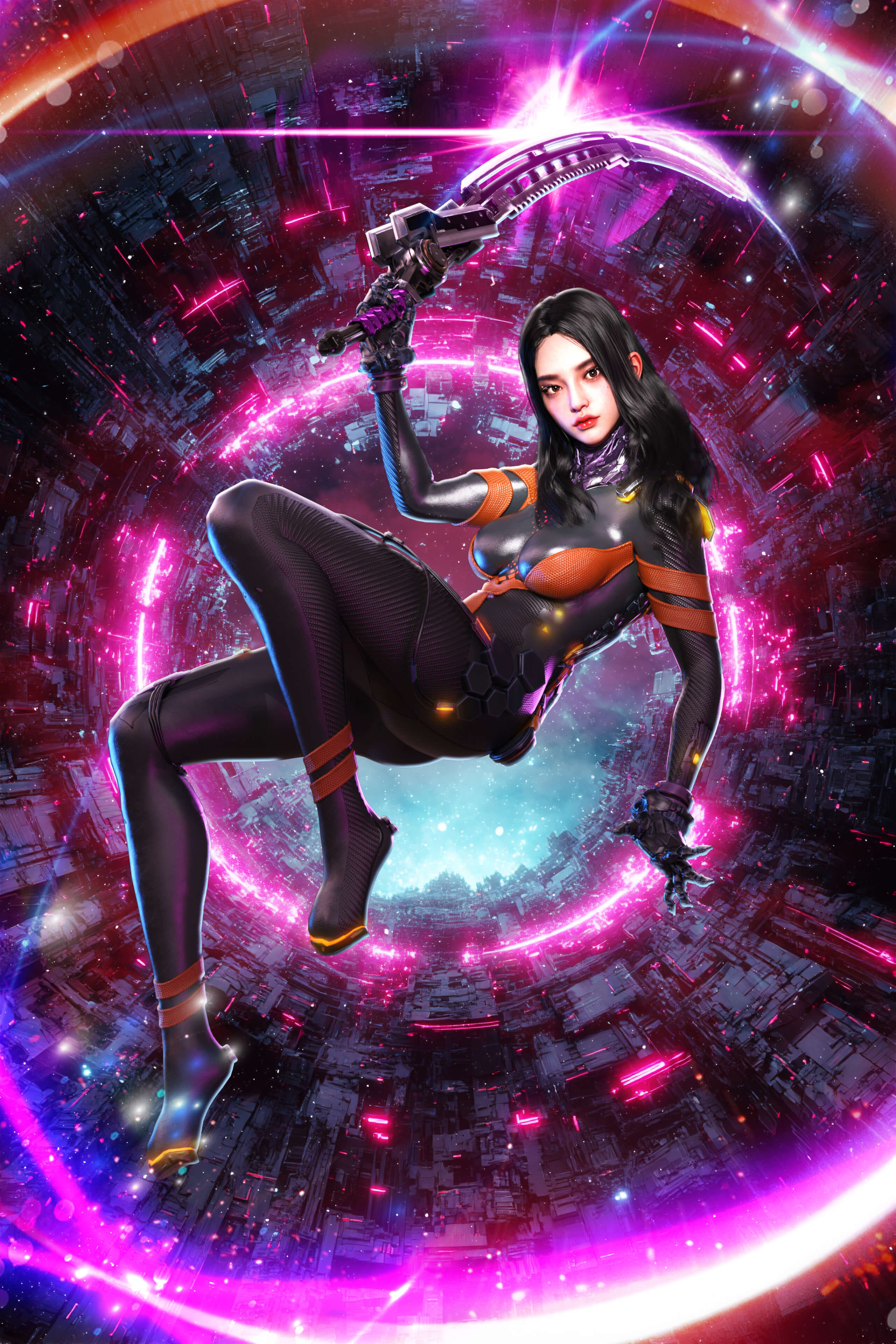 Boom Jump 3D Render, Digital Artwork by mangres