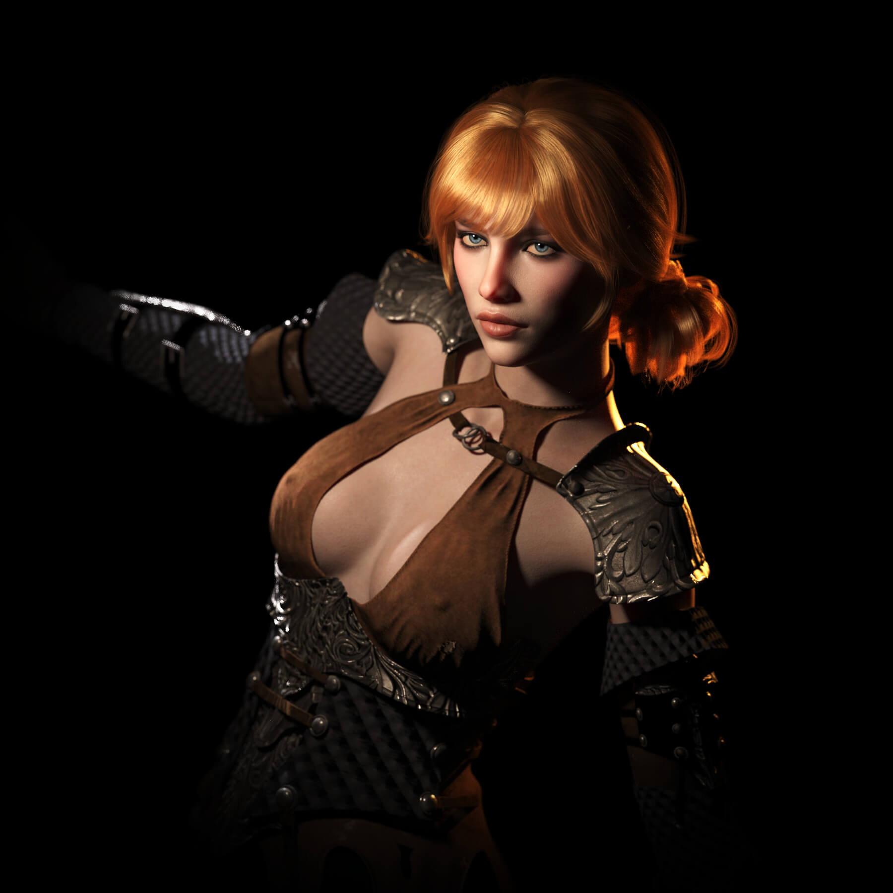 Rose 001 3D Render, Digital Artwork by mangres