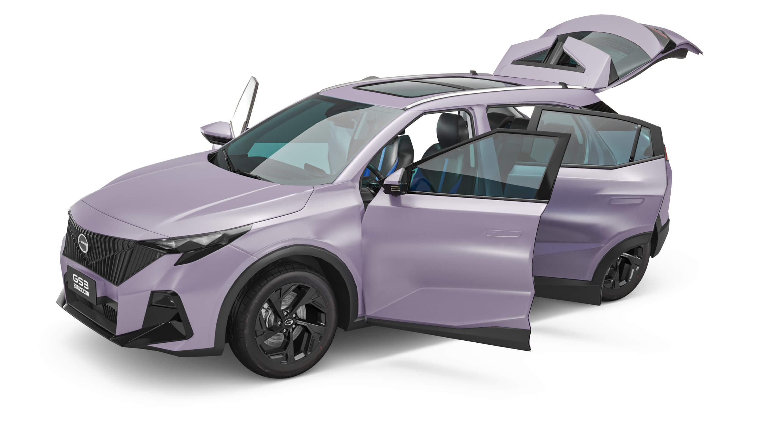 2024 GAC GS3 Emzoom With Interior 3D Model
