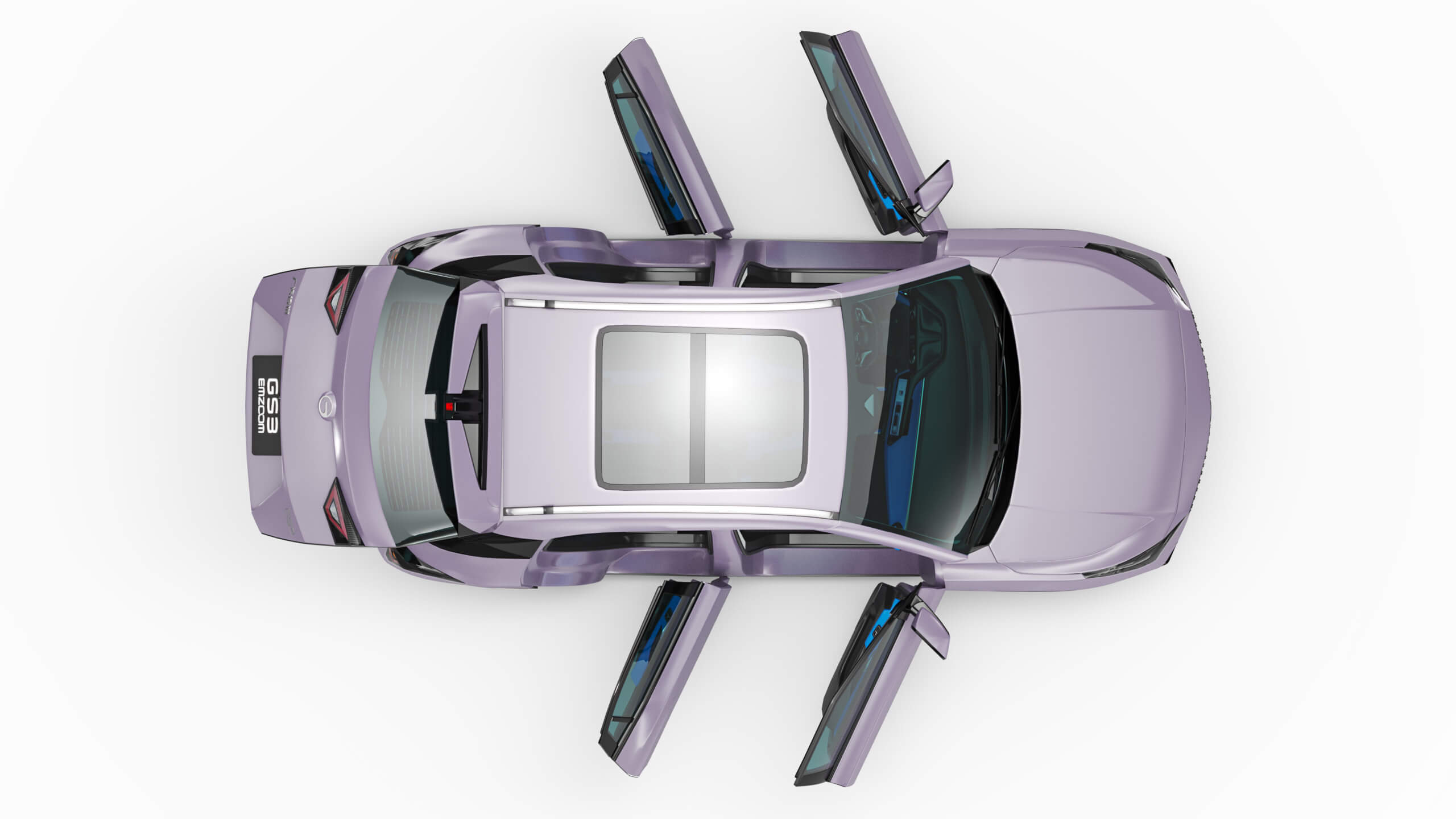 2024 GAC GS3 Emzoom With Interior 3D Model