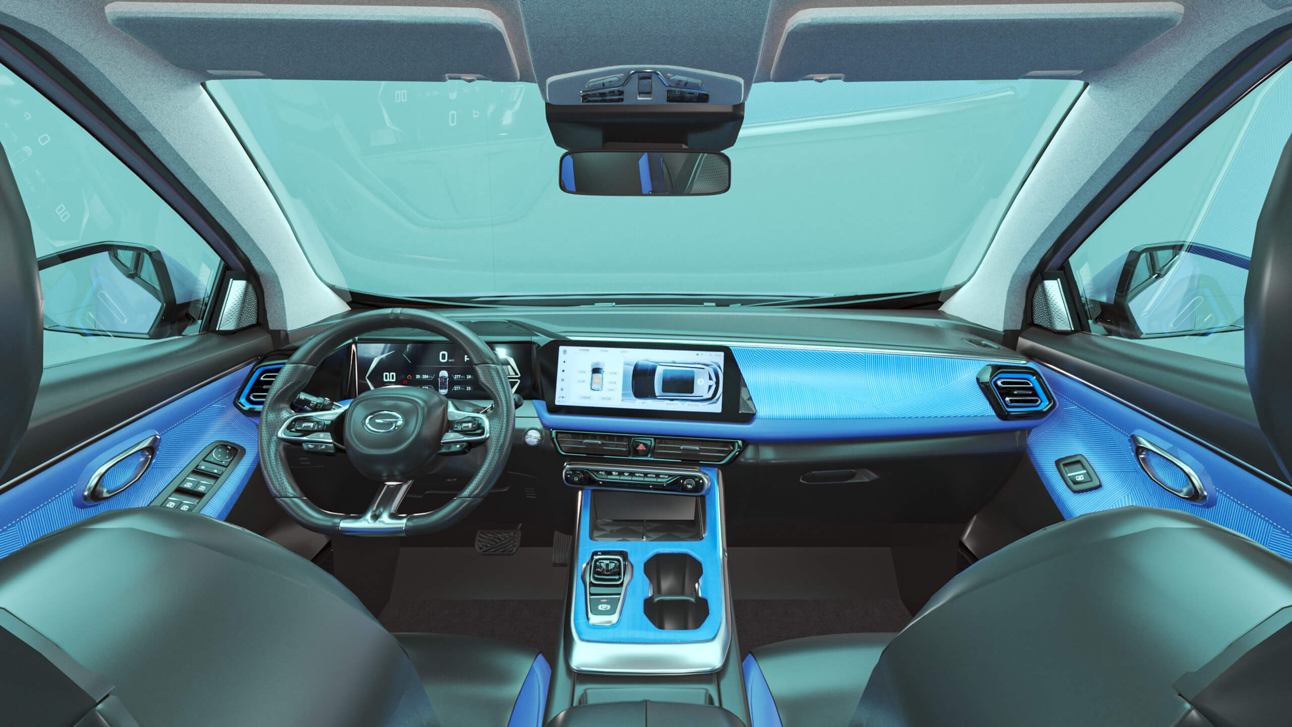 2024 GAC GS3 Emzoom With Interior 3D Model
