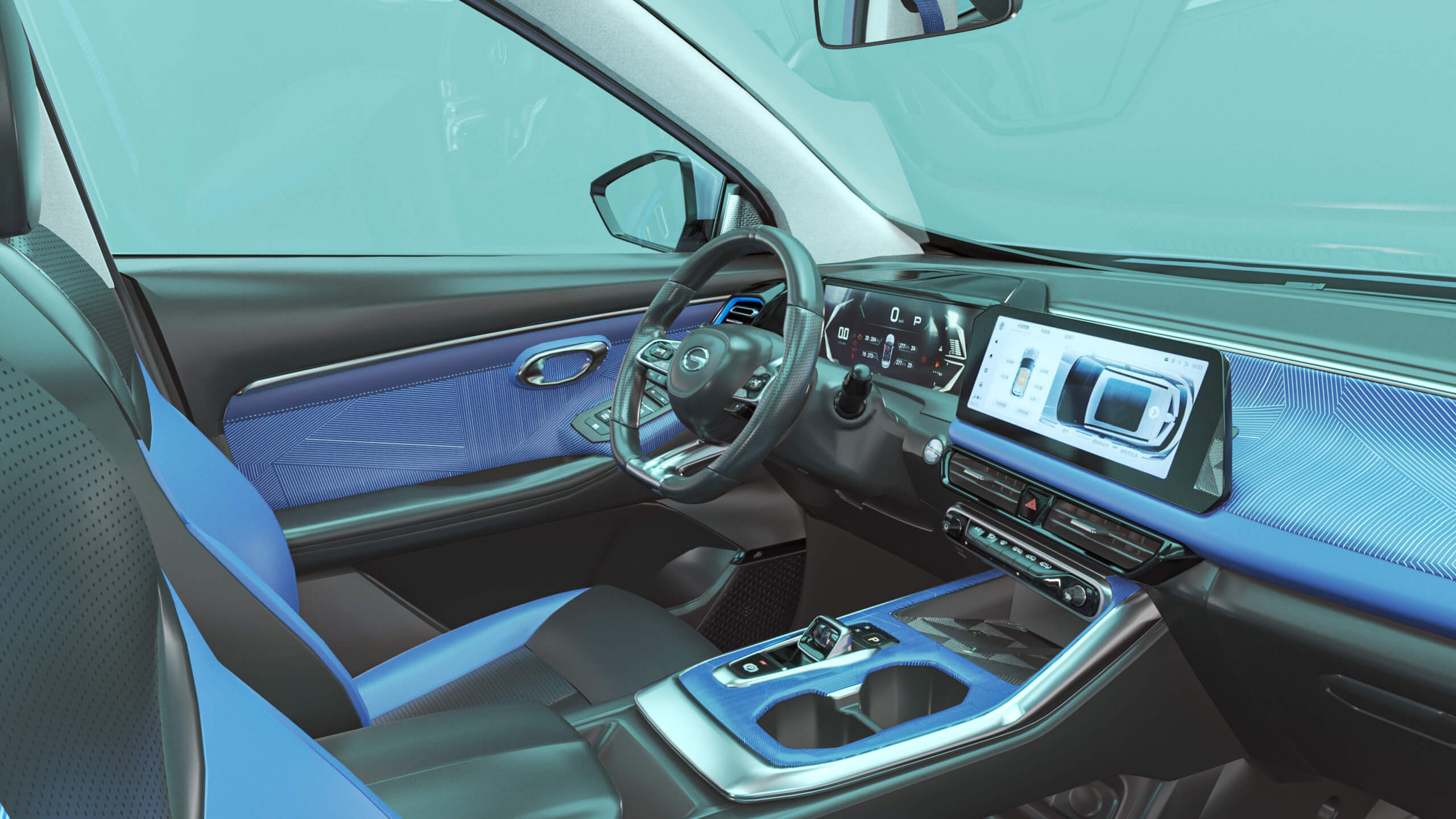 2024 GAC GS3 Emzoom With Interior 3D Model