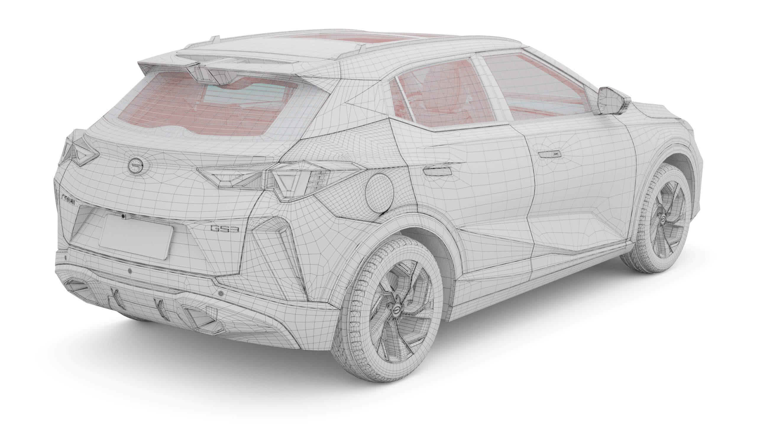 2024 GAC GS3 Emzoom With Interior 3D Model