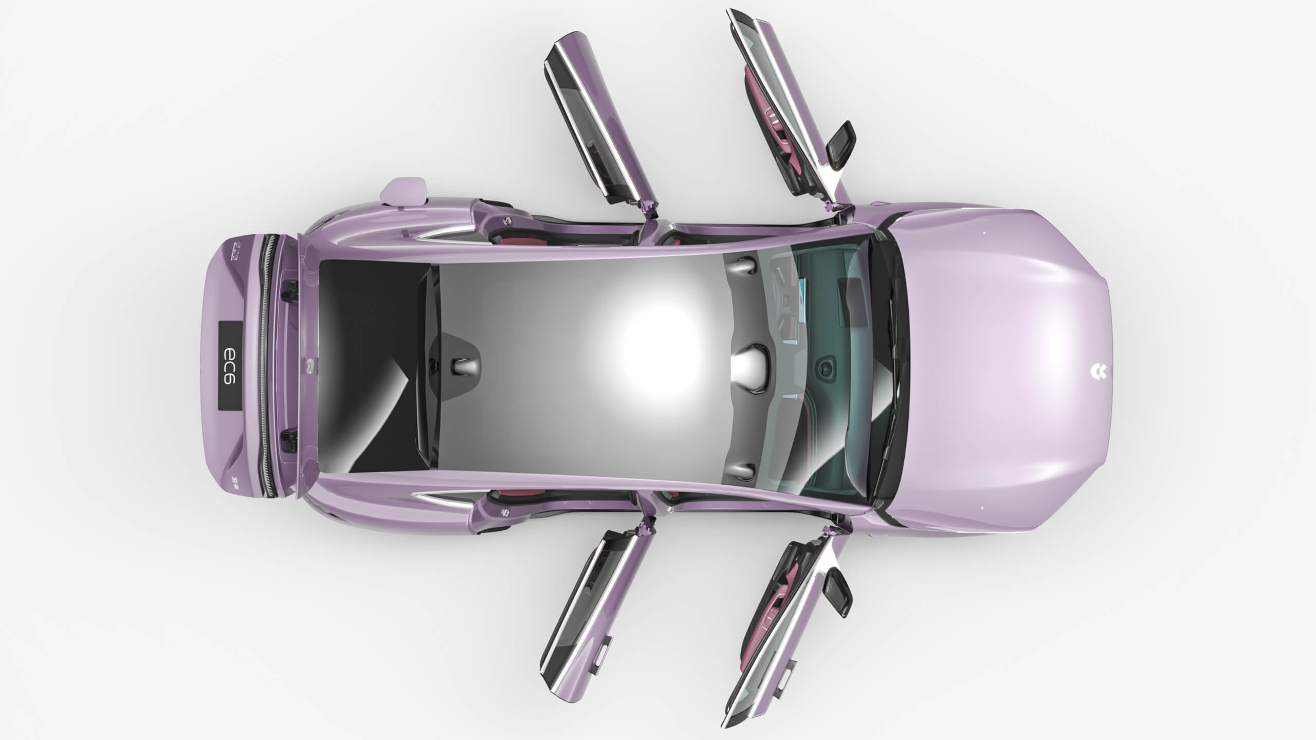 2026 Nio EC6 with Interior 3D Model