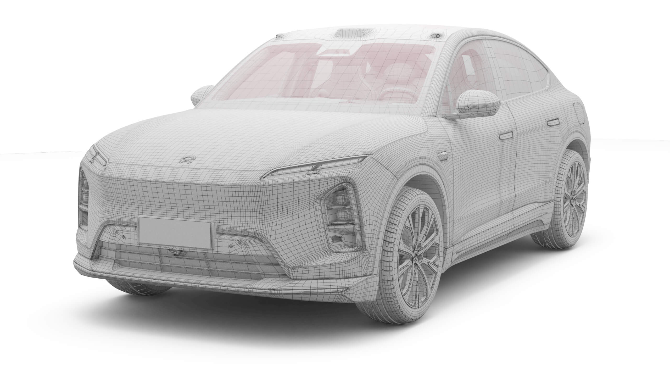 2026 Nio EC6 with Interior 3D Model