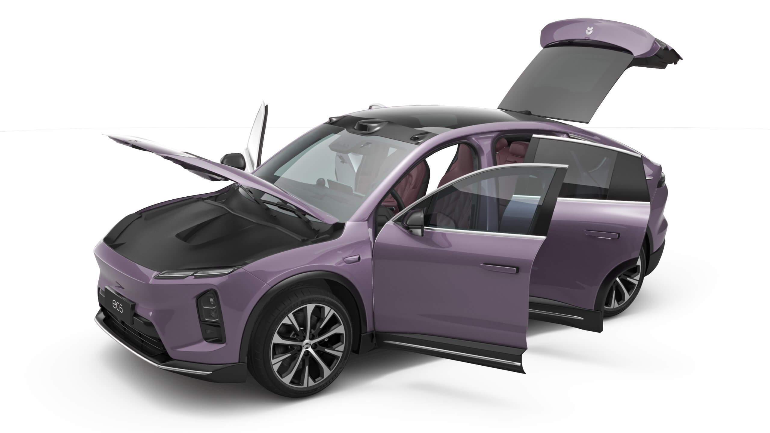 2026 Nio EC6 with Interior 3D Model