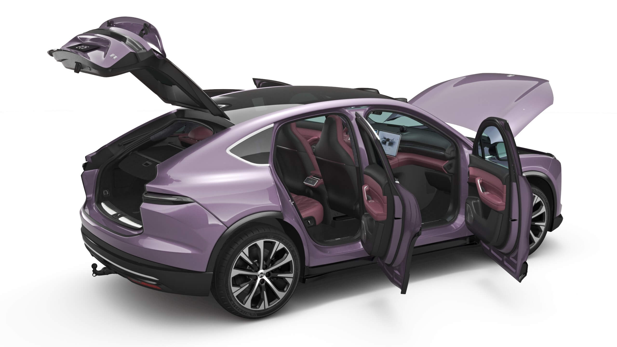 2026 Nio EC6 with Interior 3D Model