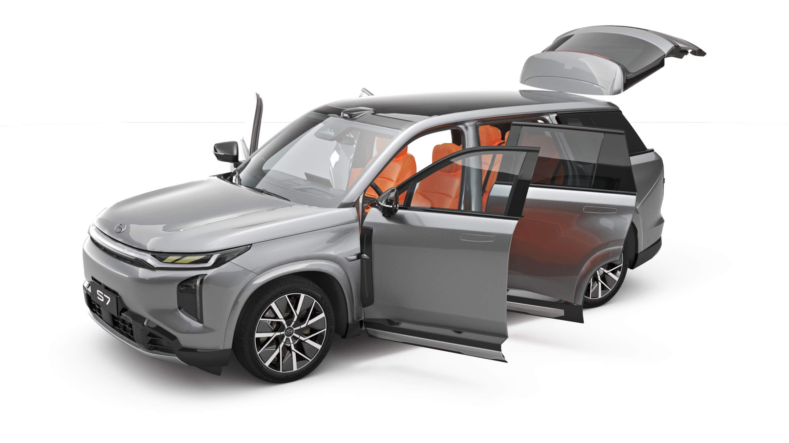 2026 GAC GS7 S7 PHEV with Interior 3D Model