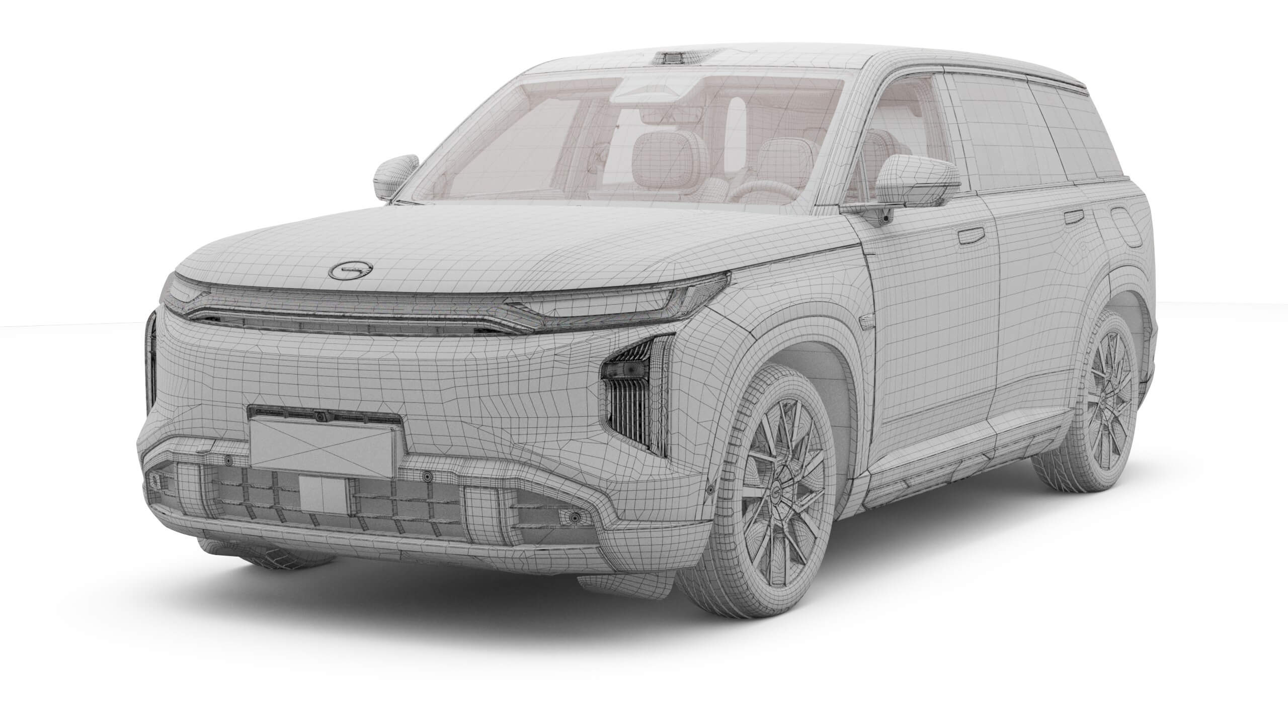 2026 GAC GS7 S7 PHEV with Interior 3D Model