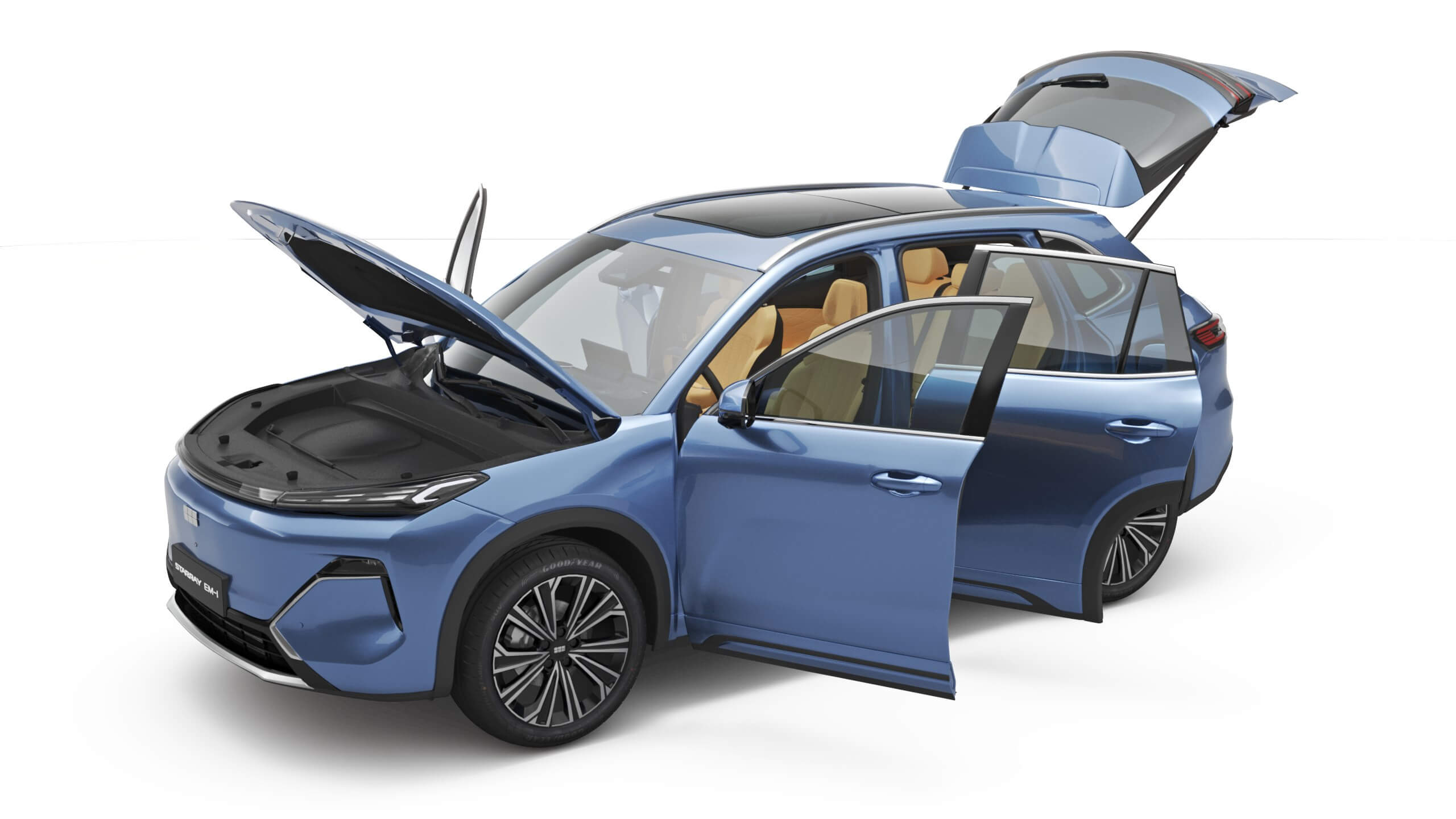 2026 Geely EX5/Starray EM-I LHD with Interior 3D Model