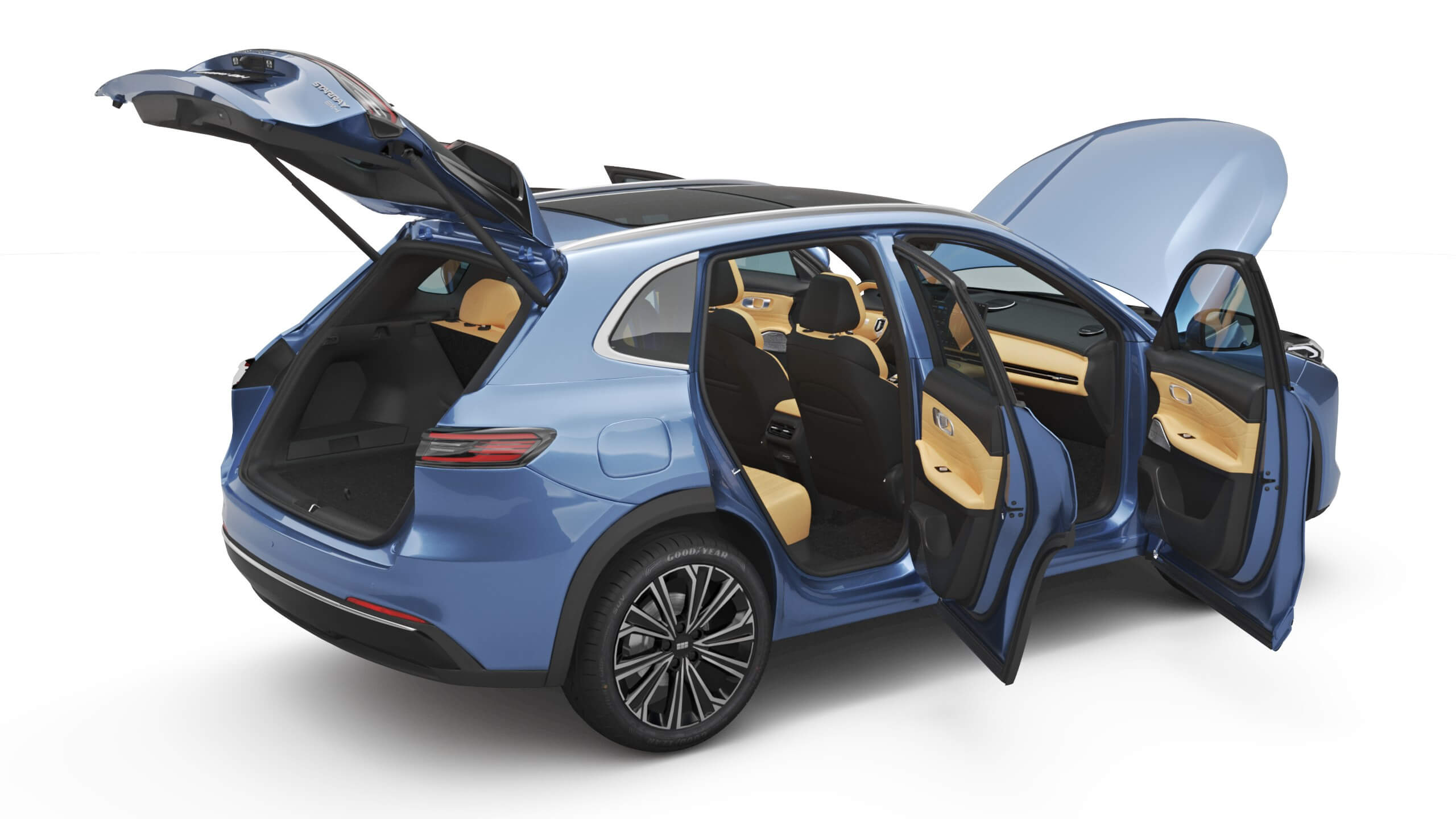 2026 Geely EX5/Starray EM-I LHD with Interior 3D Model