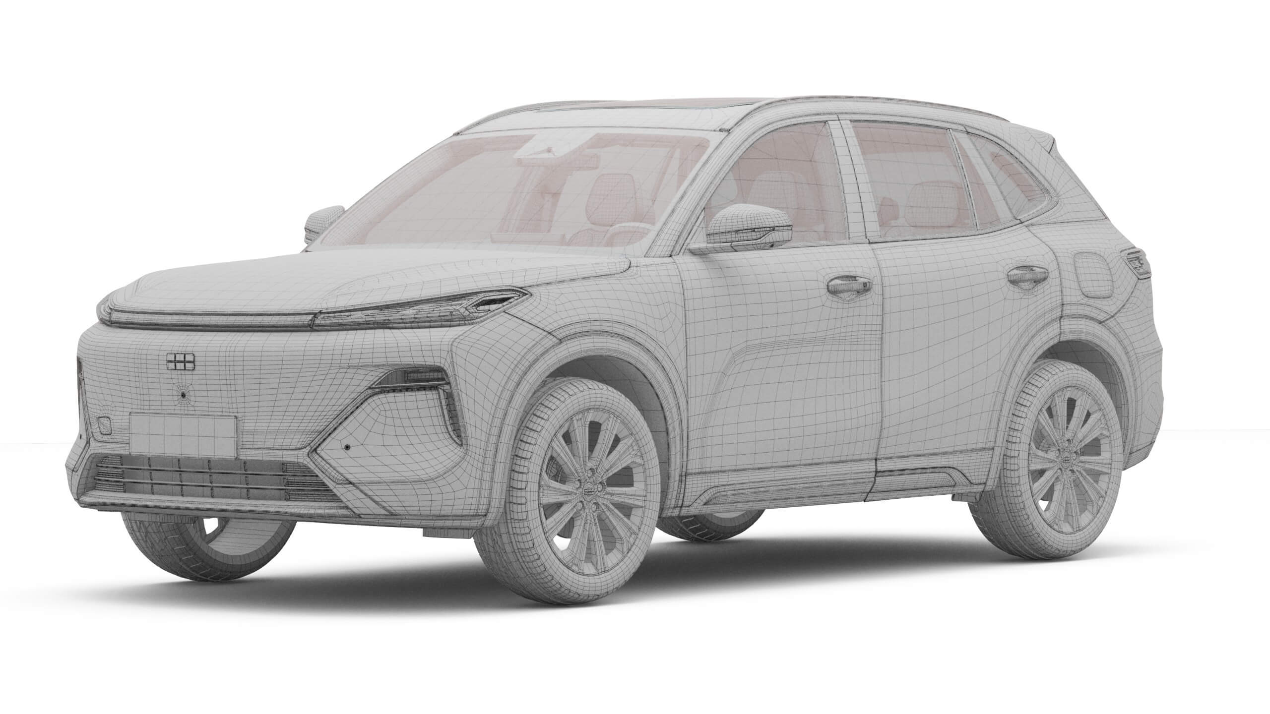2026 Geely EX5/Starray EM-I LHD with Interior 3D Model