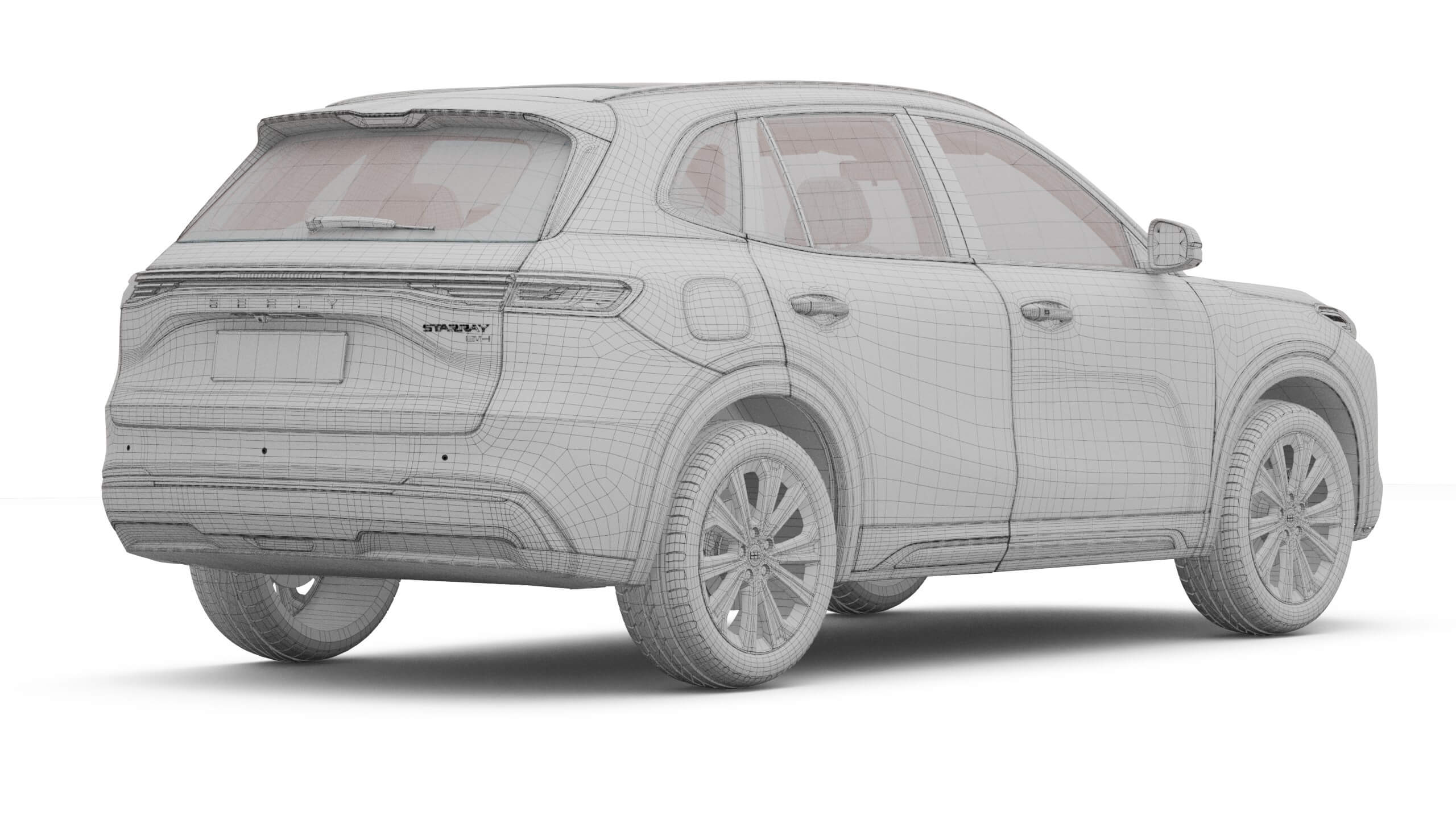 2026 Geely EX5/Starray EM-I LHD with Interior 3D Model