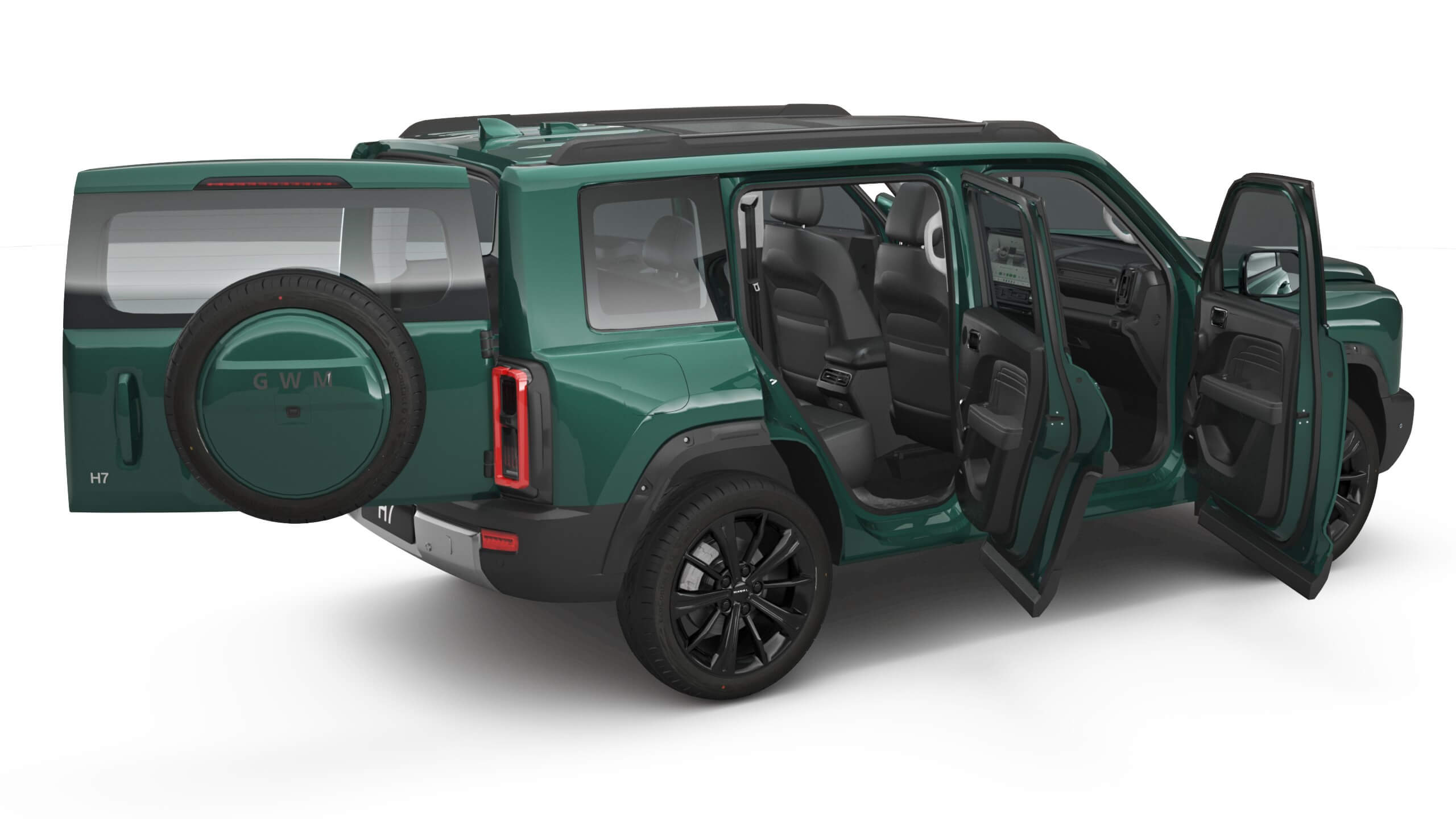 2026 GWM Haval H7 Ice with Interior 3D Model