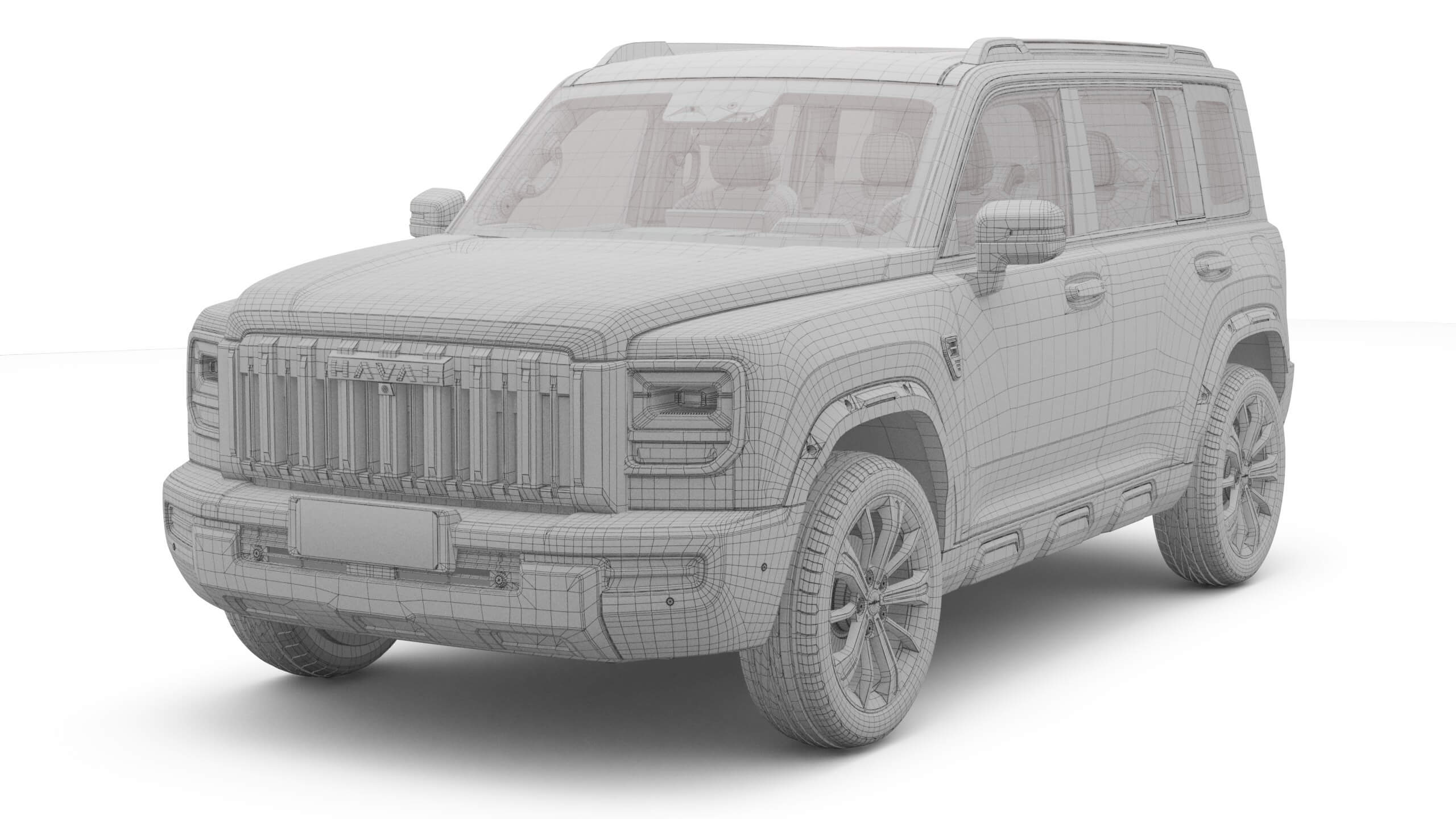 2026 GWM Haval H7 Ice with Interior 3D Model