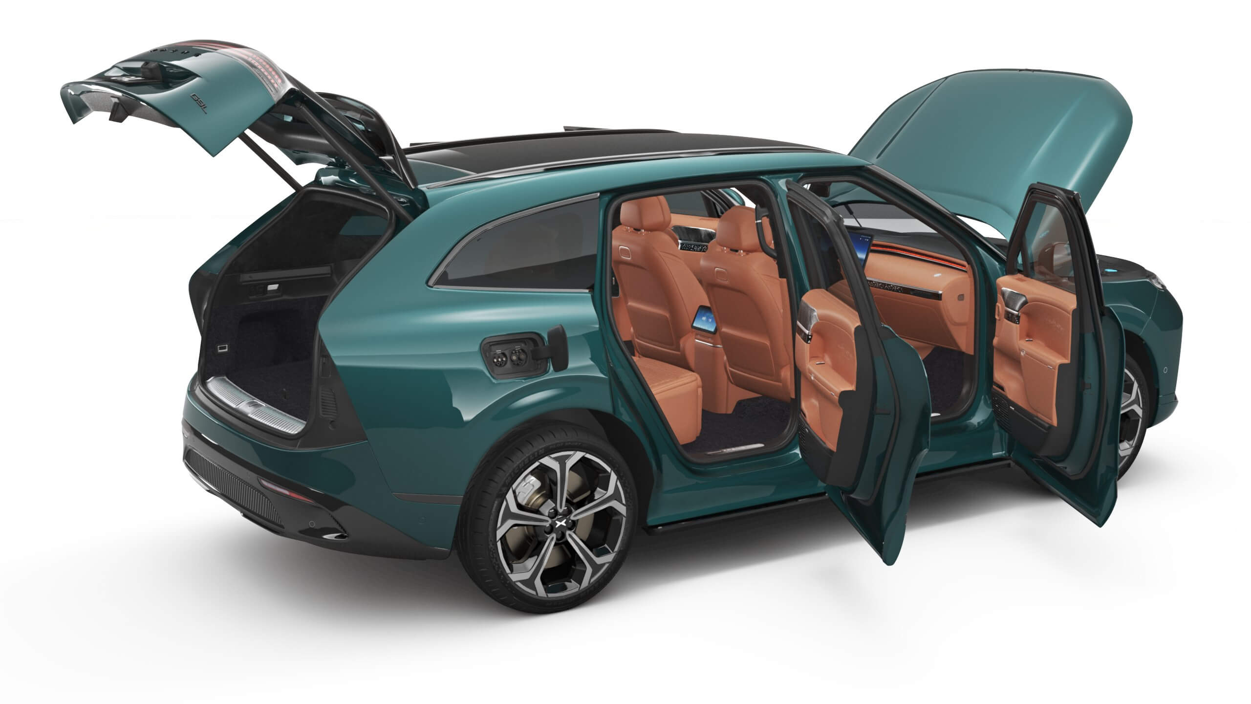 2026 Xpeng G9L with Interior 3D Model 3D Model