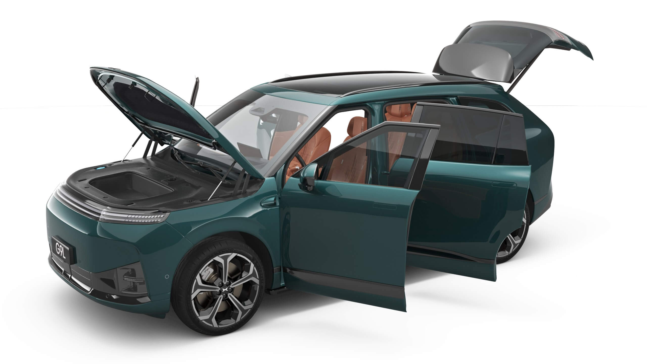 2026 Xpeng G9L with Interior 3D Model 3D Model