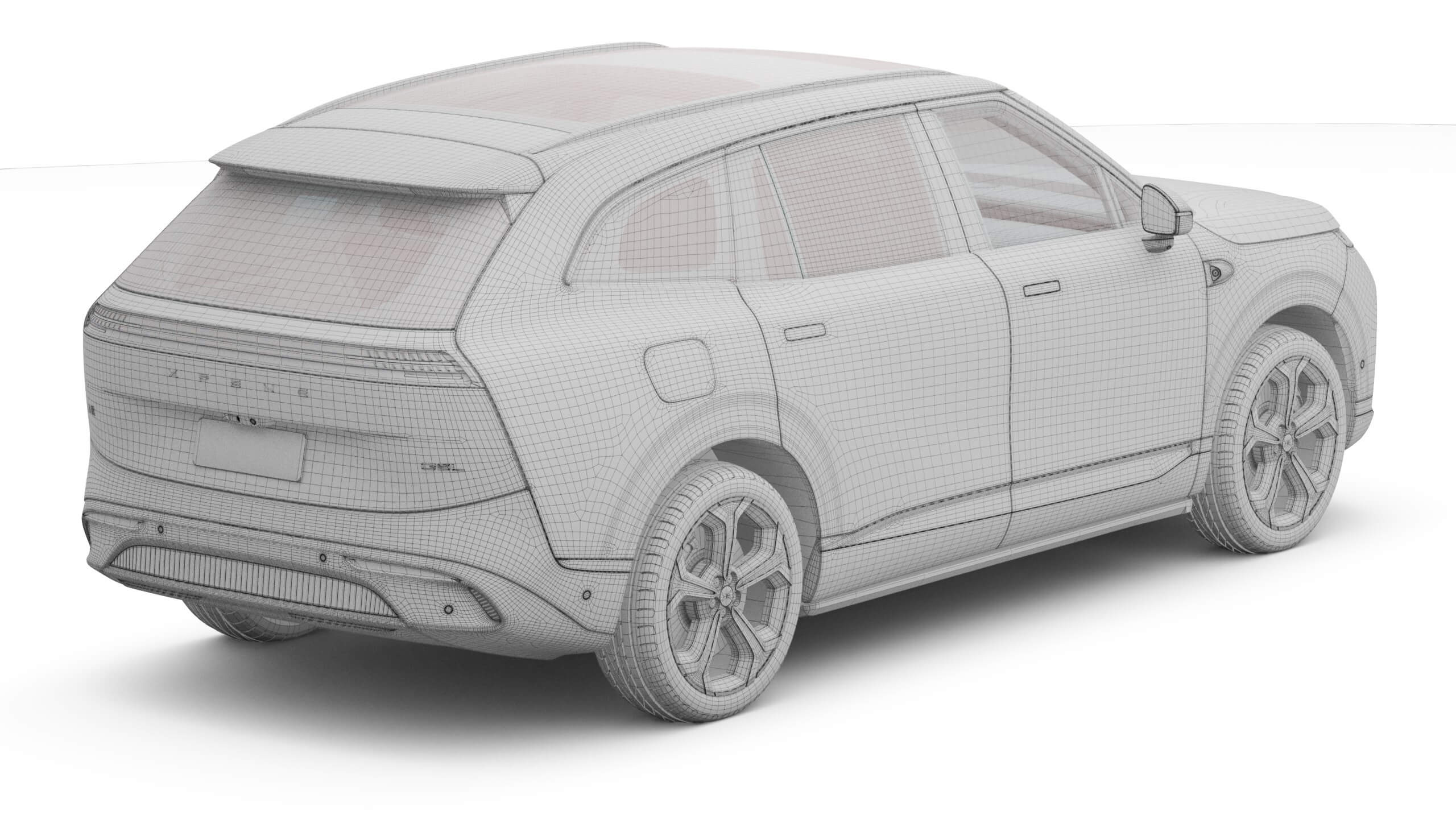 2026 Xpeng G9L with Interior 3D Model 3D Model