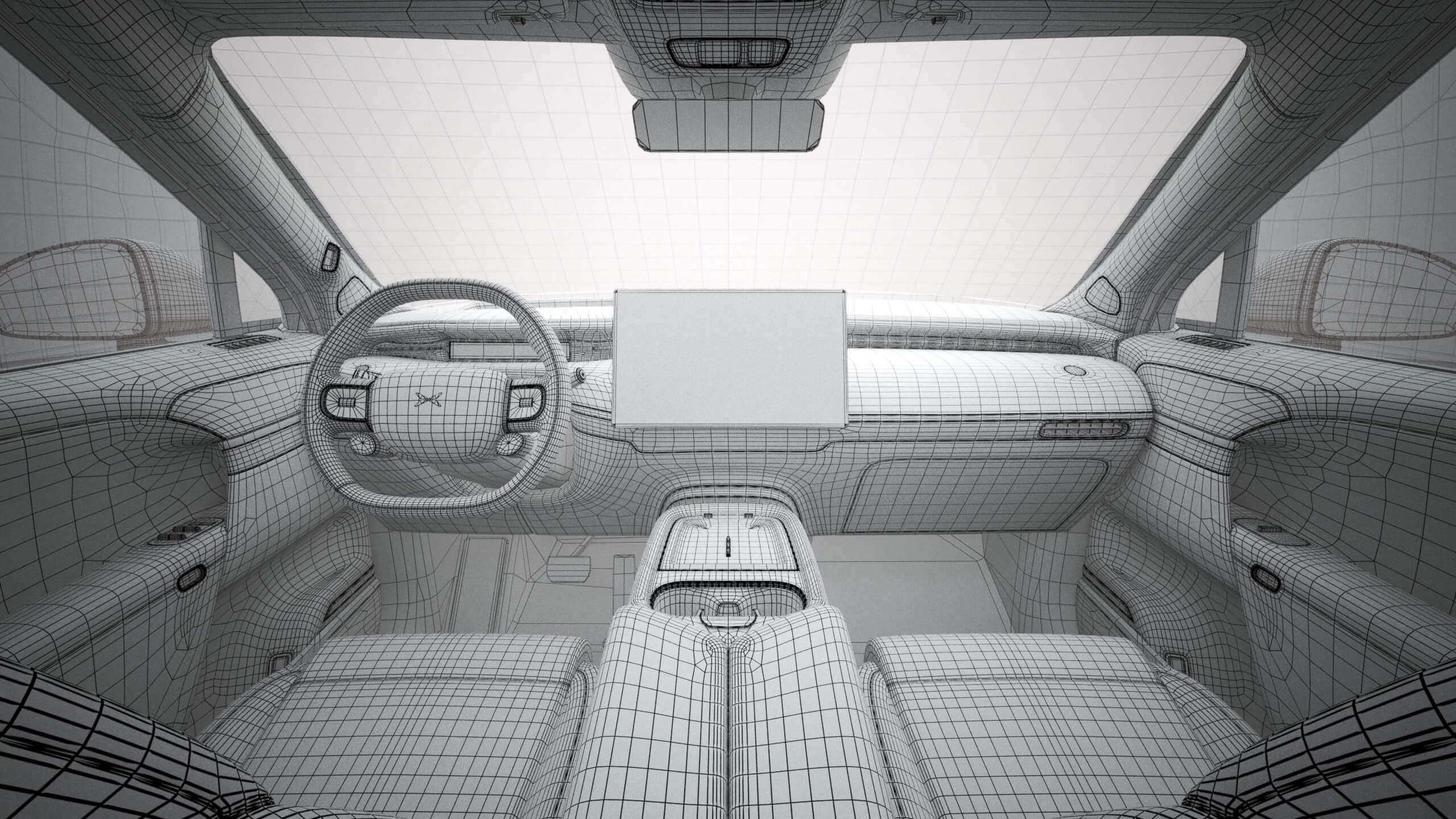 2026 Xpeng G9L with Interior 3D Model 3D Model