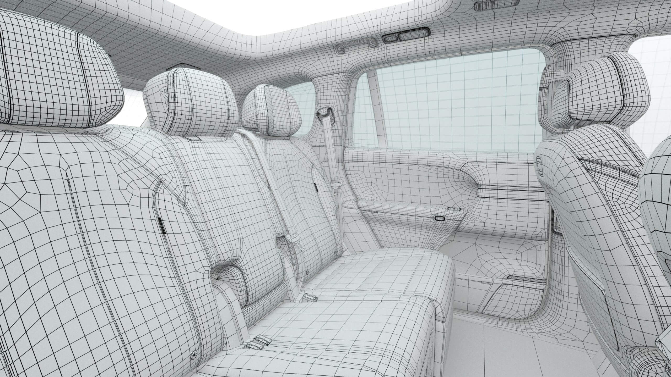 2026 Xpeng G9L with Interior 3D Model 3D Model