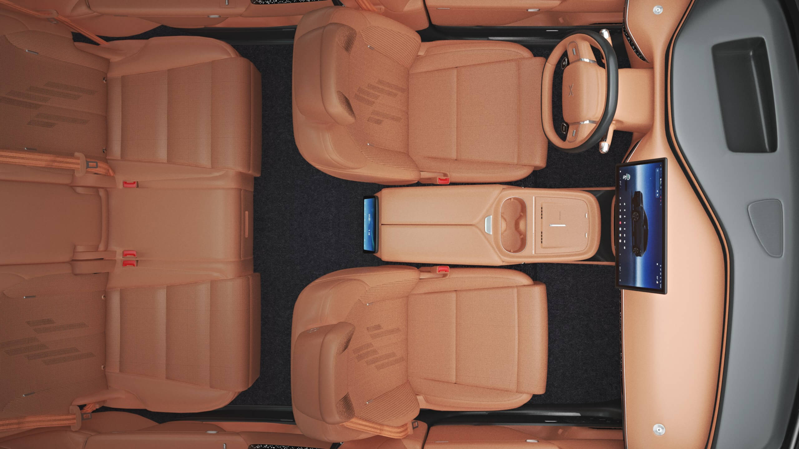 2026 Xpeng G9L with Interior 3D Model 3D Model