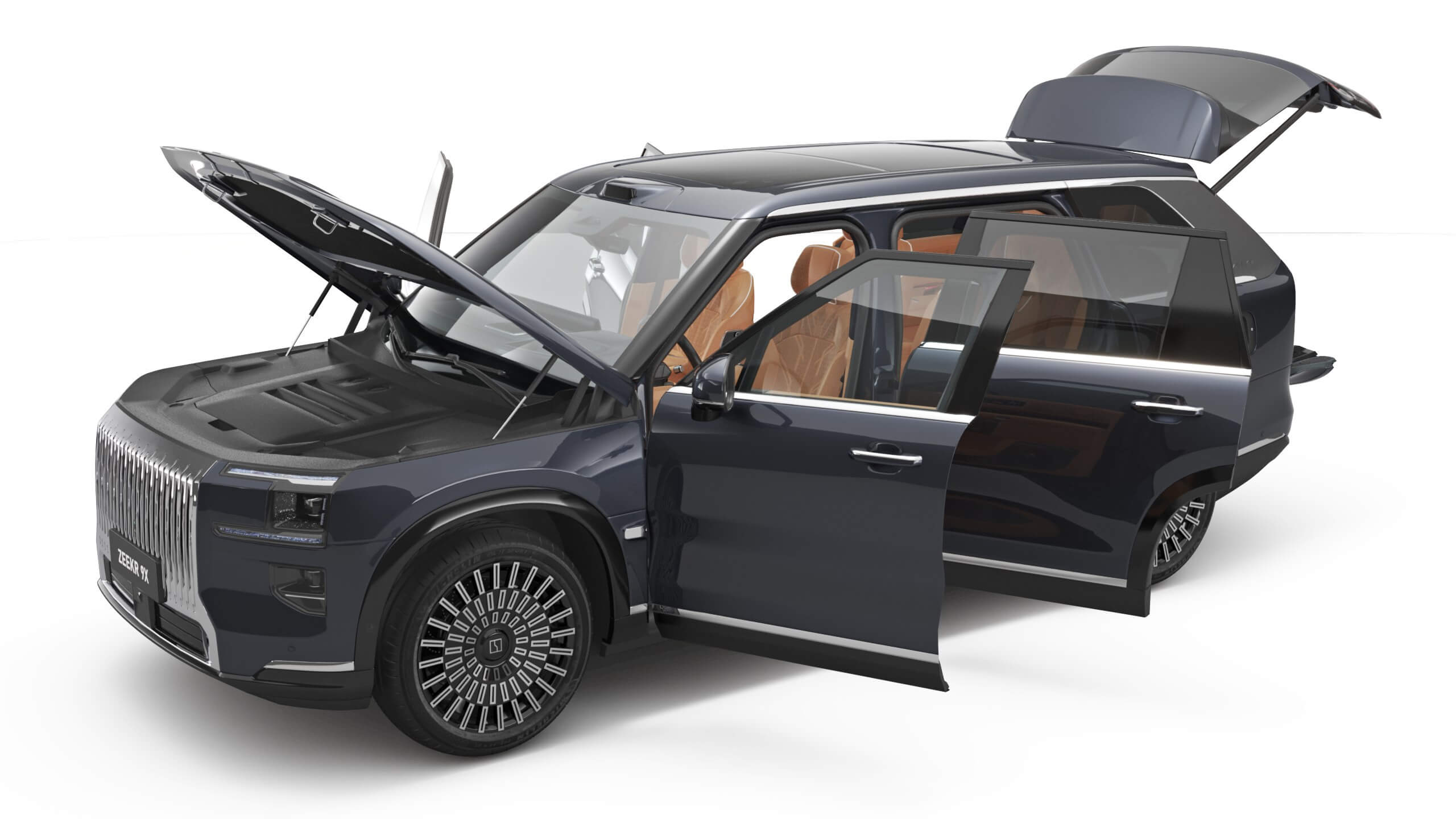 2026 Zeekr 9X with Interior 3D Model