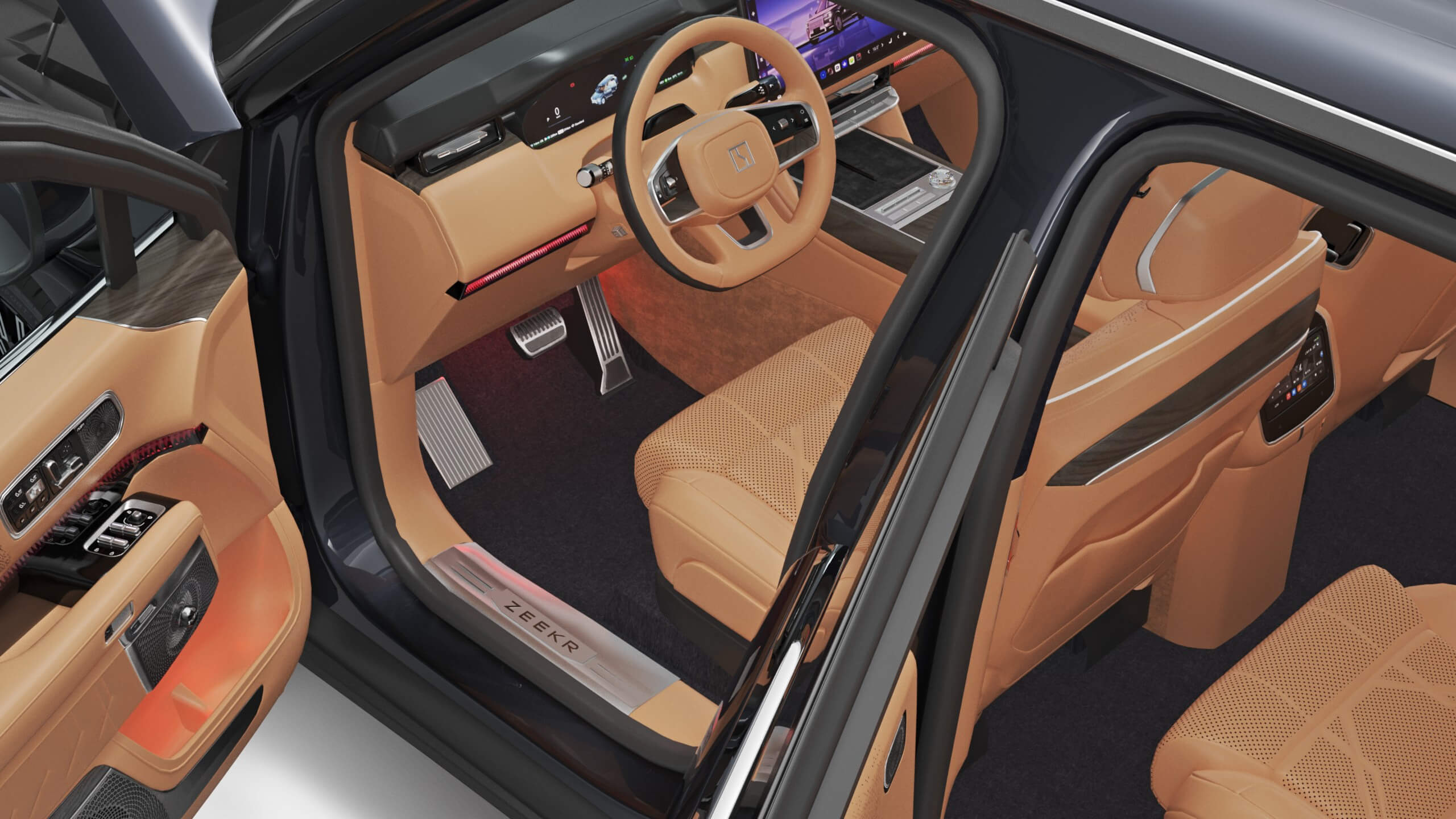 2026 Zeekr 9X with Interior 3D Model