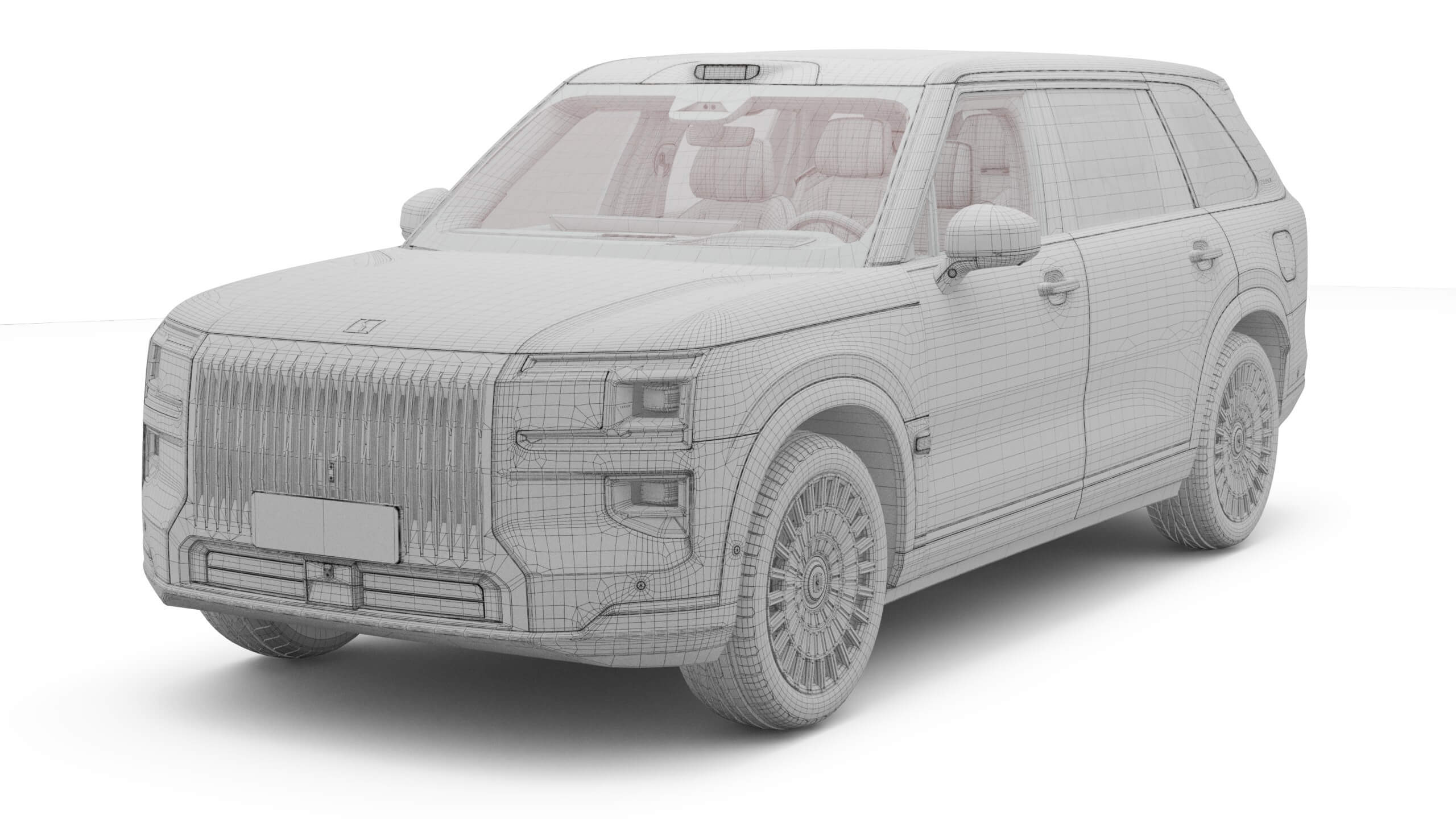 2026 Zeekr 9X with Interior 3D Model