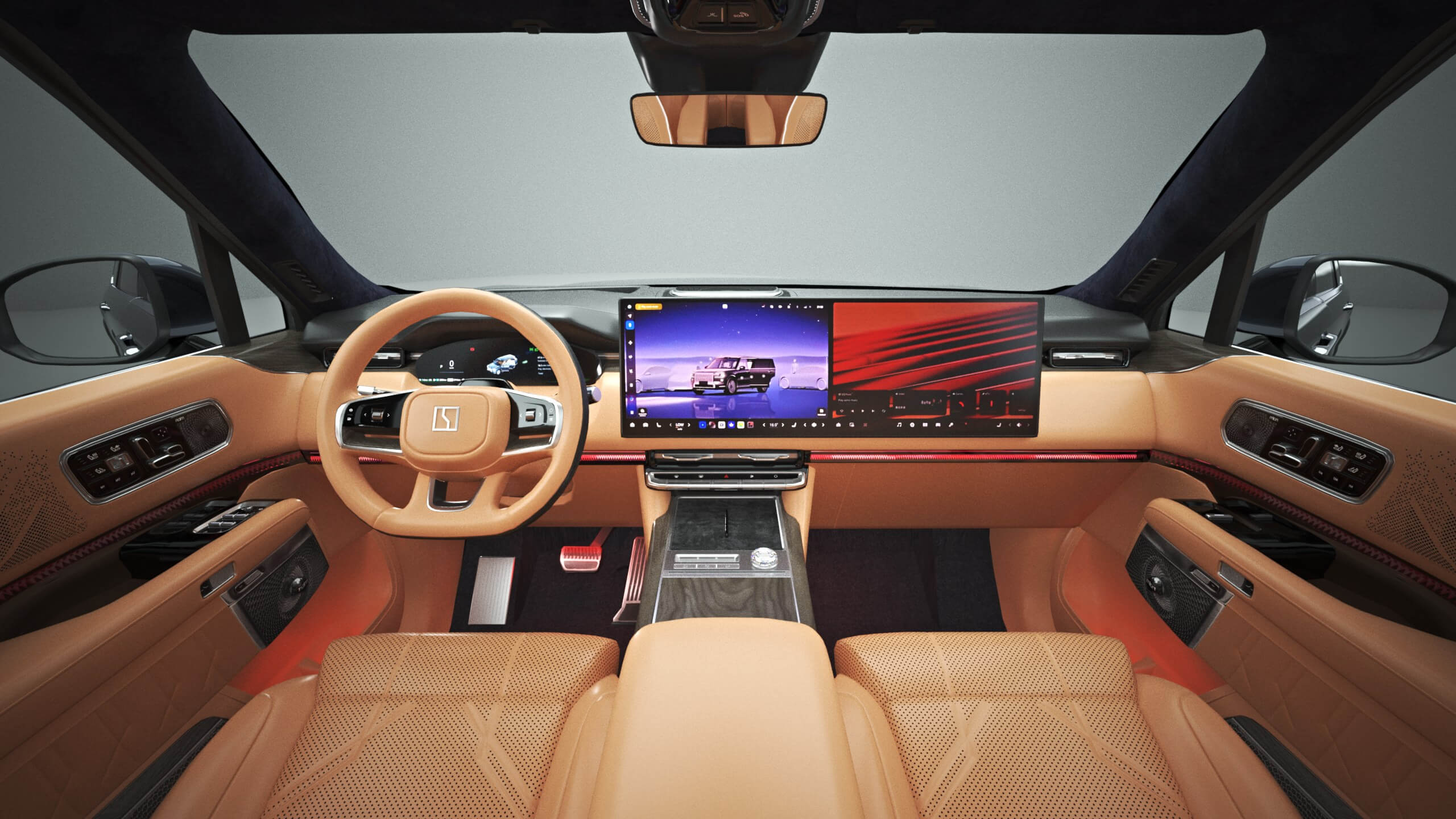 2026 Zeekr 9X with Interior 3D Model