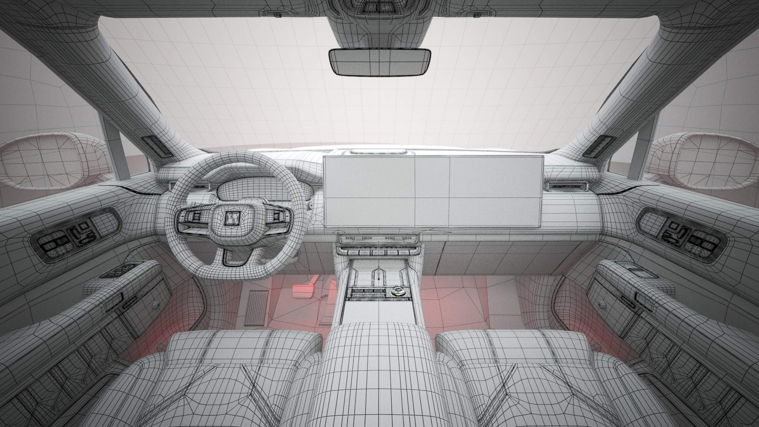 2026 Zeekr 9X with Interior 3D Model