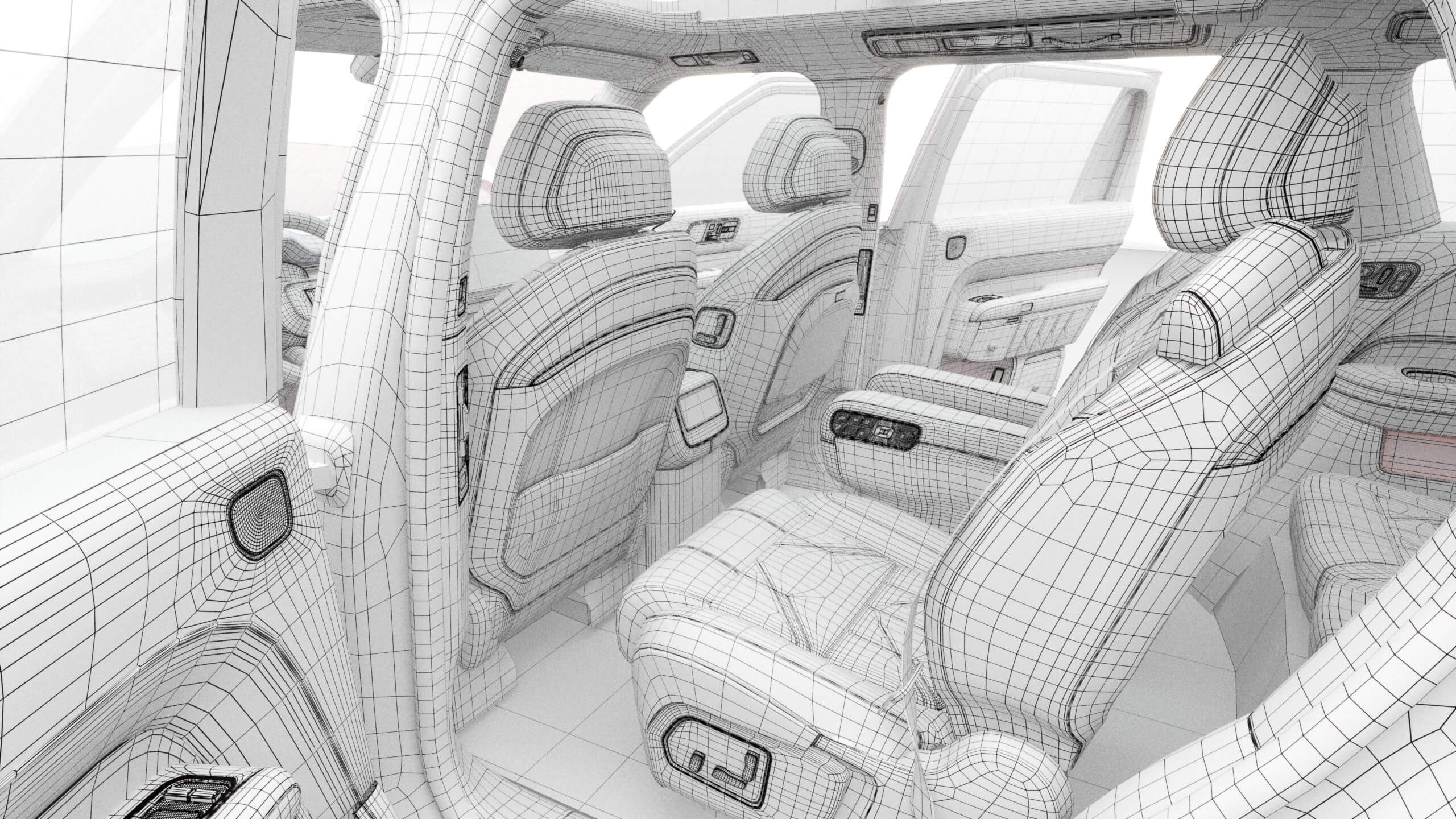 2026 Zeekr 9X with Interior 3D Model