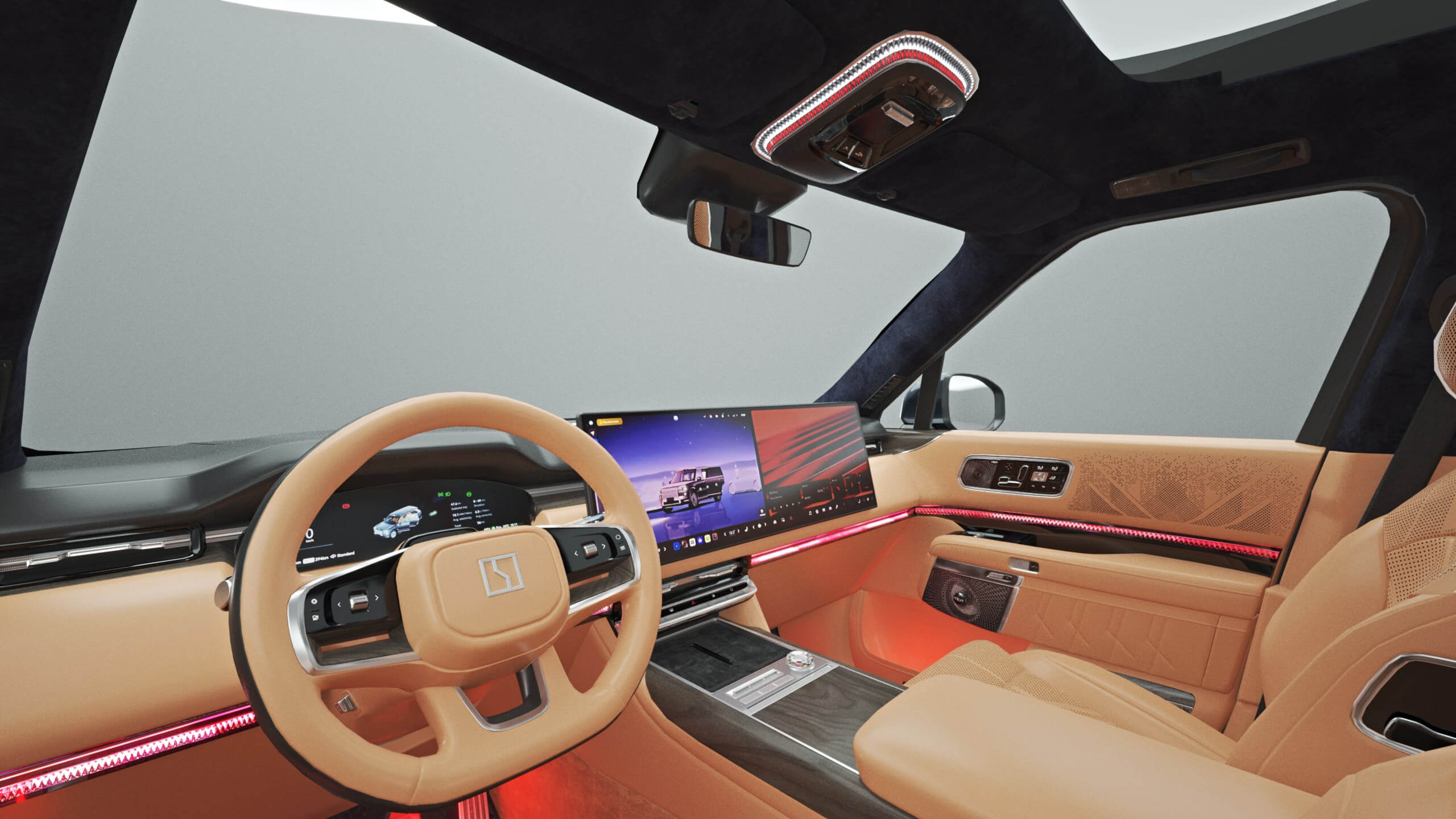 2026 Zeekr 9X with Interior 3D Model