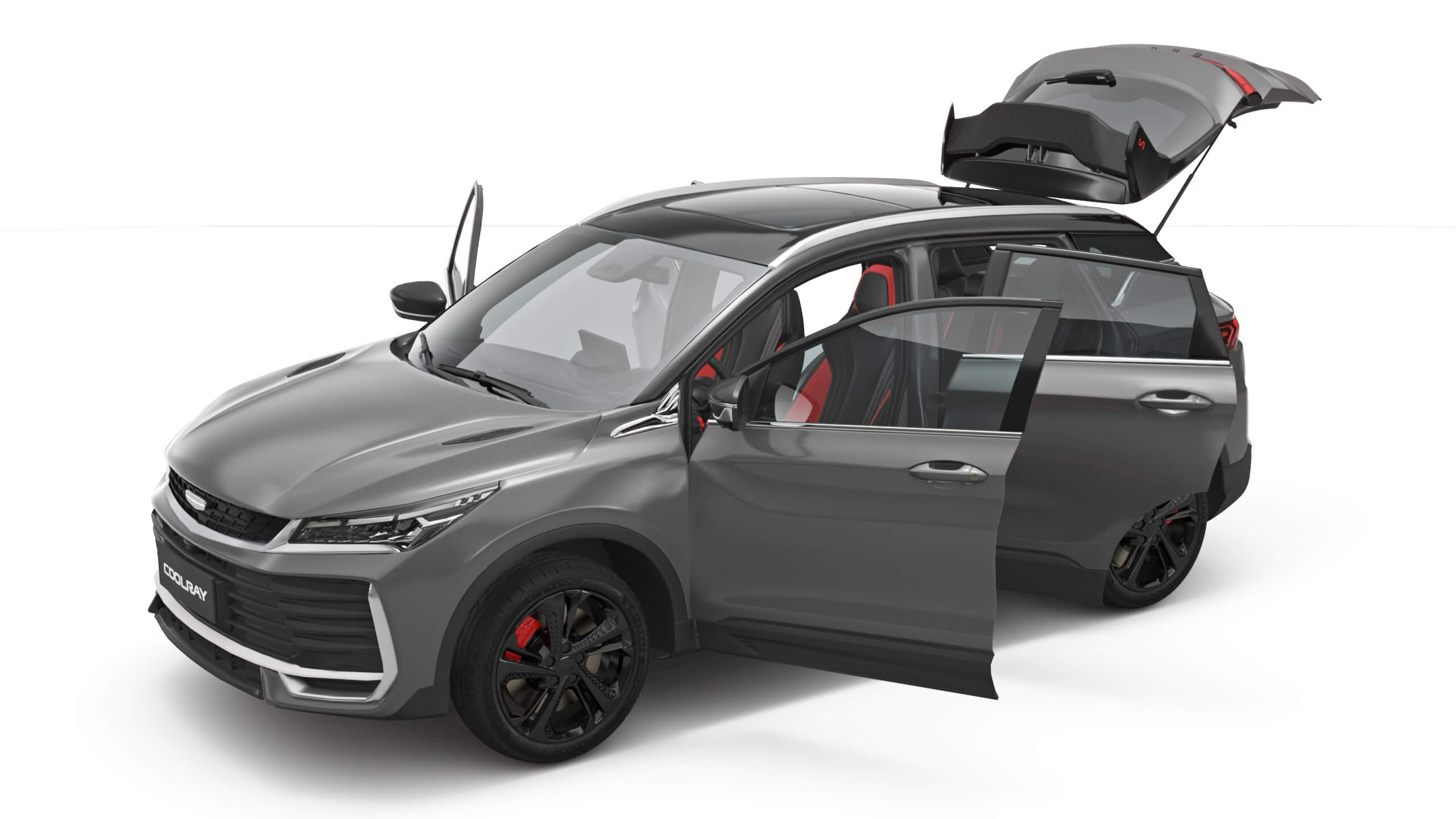 2027 Geely Coolray with Interior 3D Model