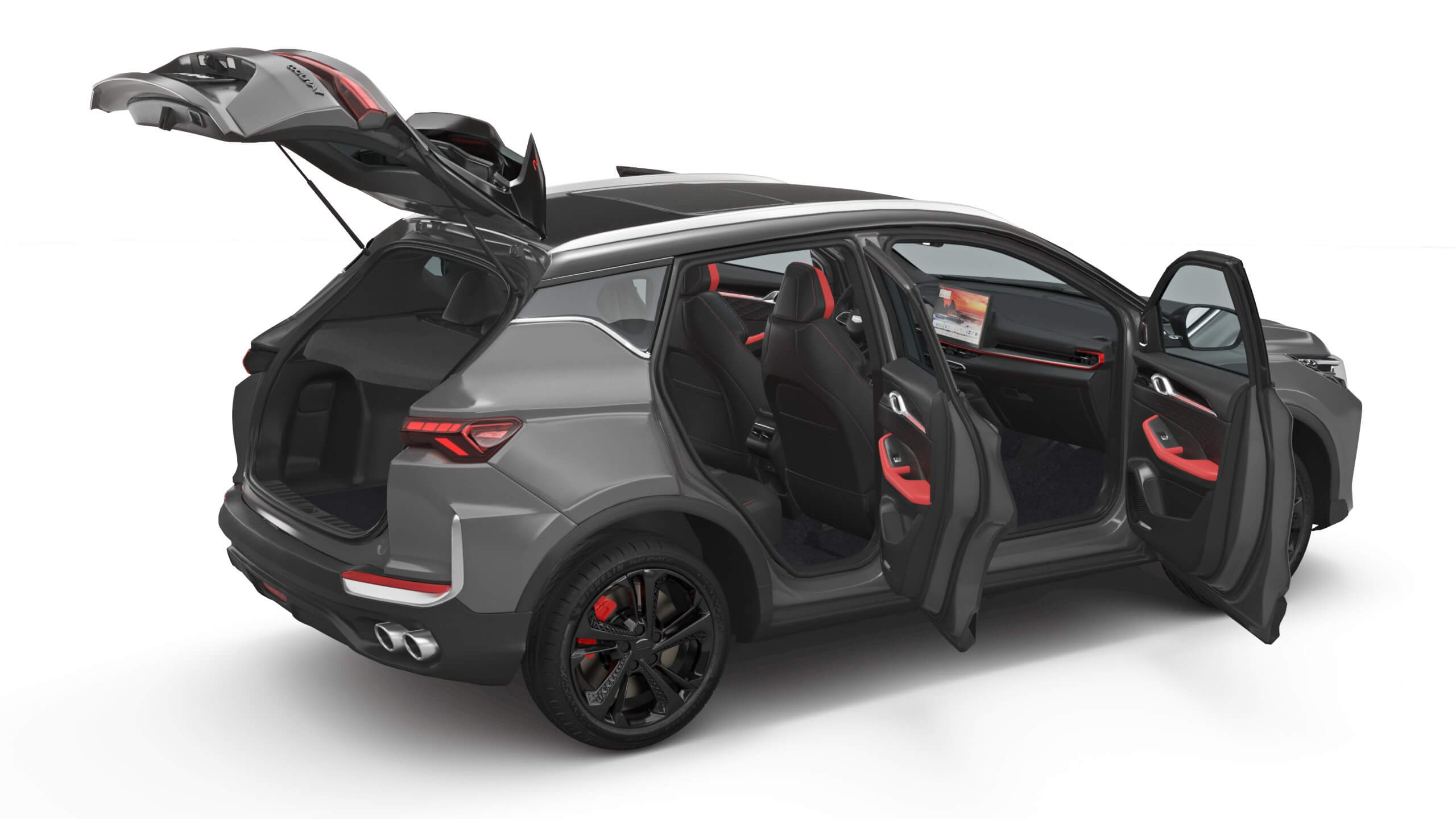 2027 Geely Coolray with Interior 3D Model