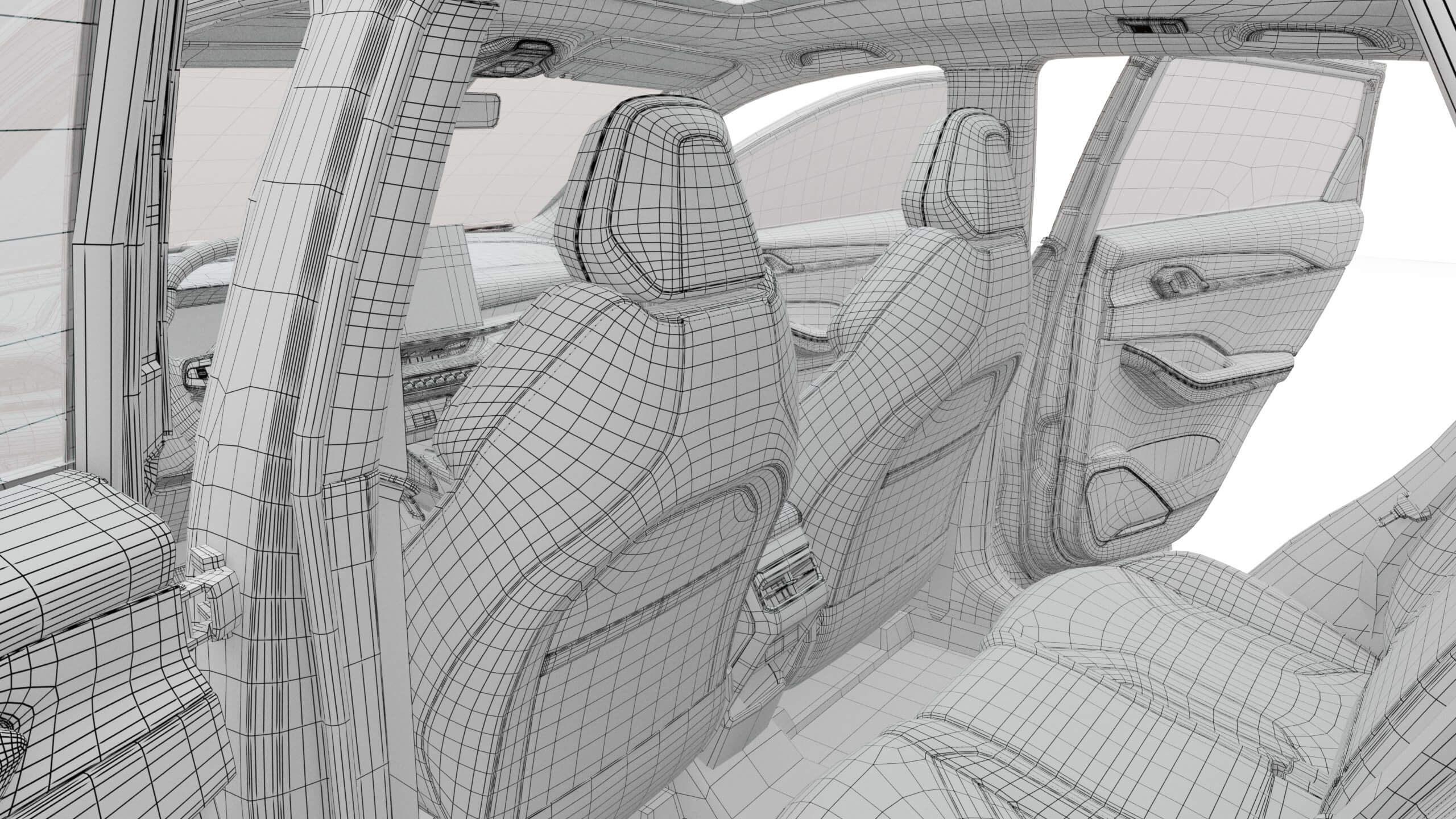 2027 Geely Coolray with Interior 3D Model