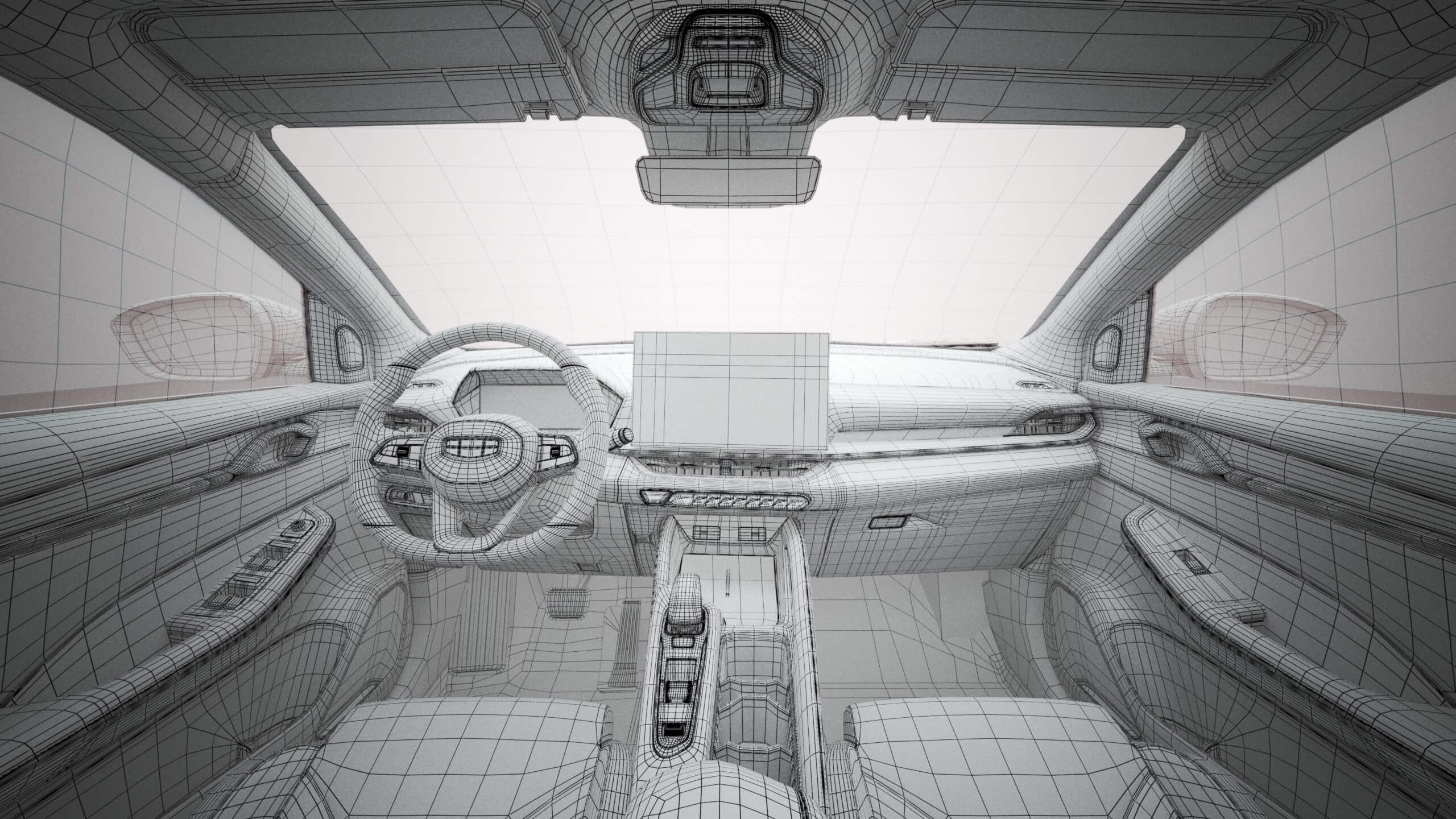 2027 Geely Coolray with Interior 3D Model