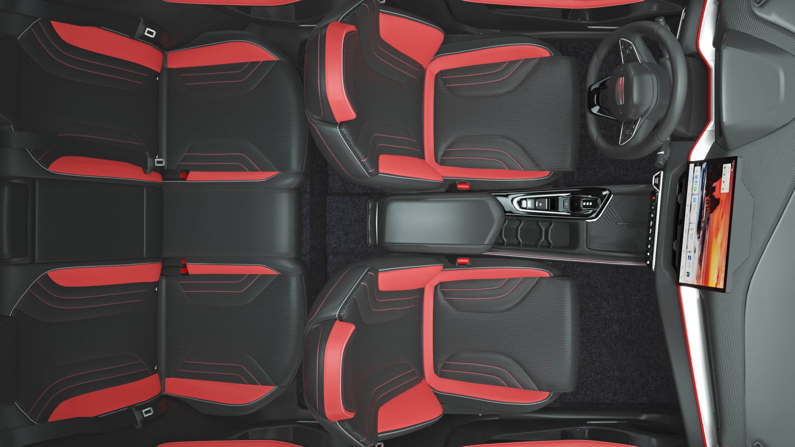 2027 Geely Coolray with Interior 3D Model