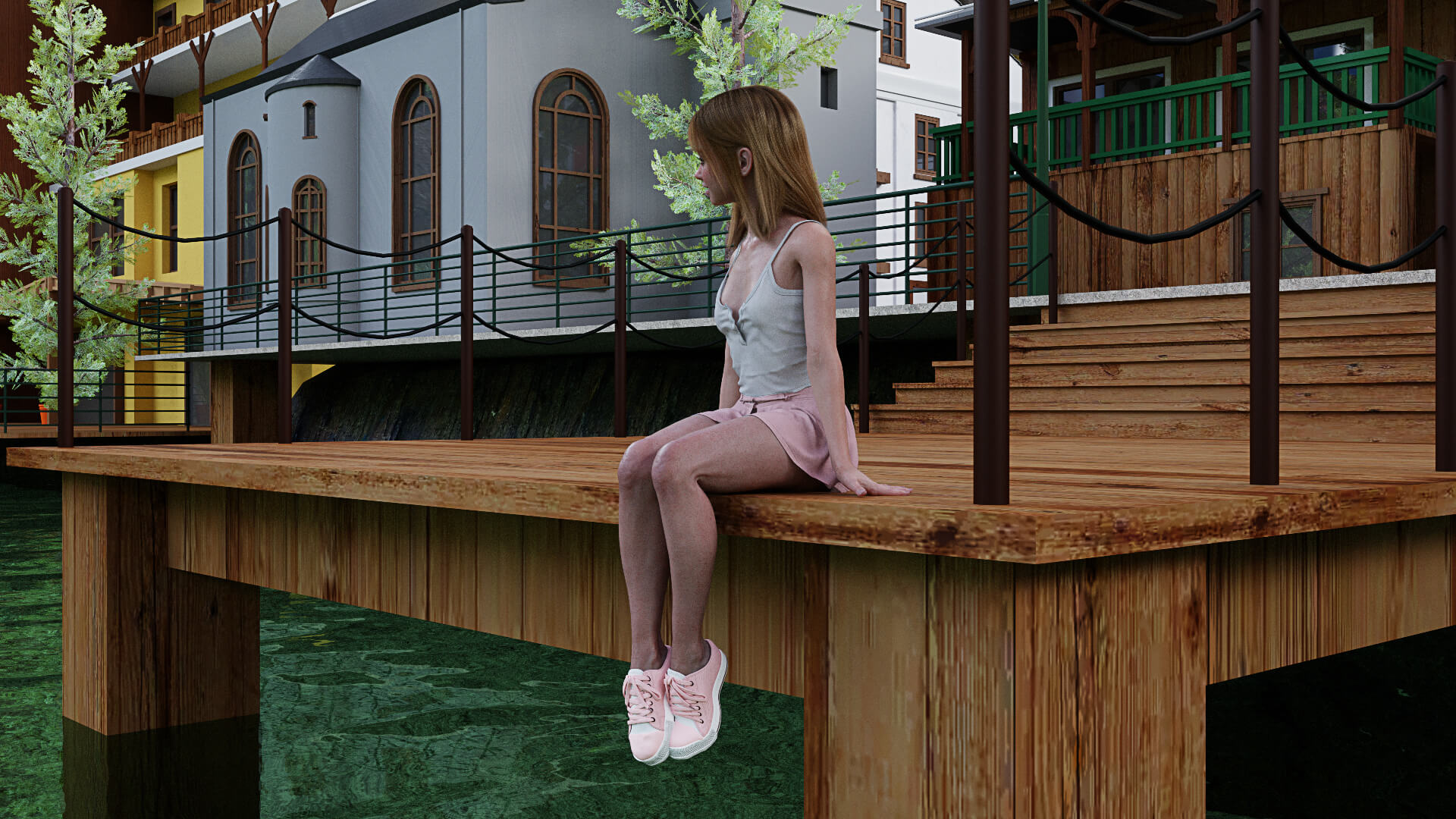MGAB Gilda for Genesis 9 3D Render, Digital Artwork by MarcosGAB