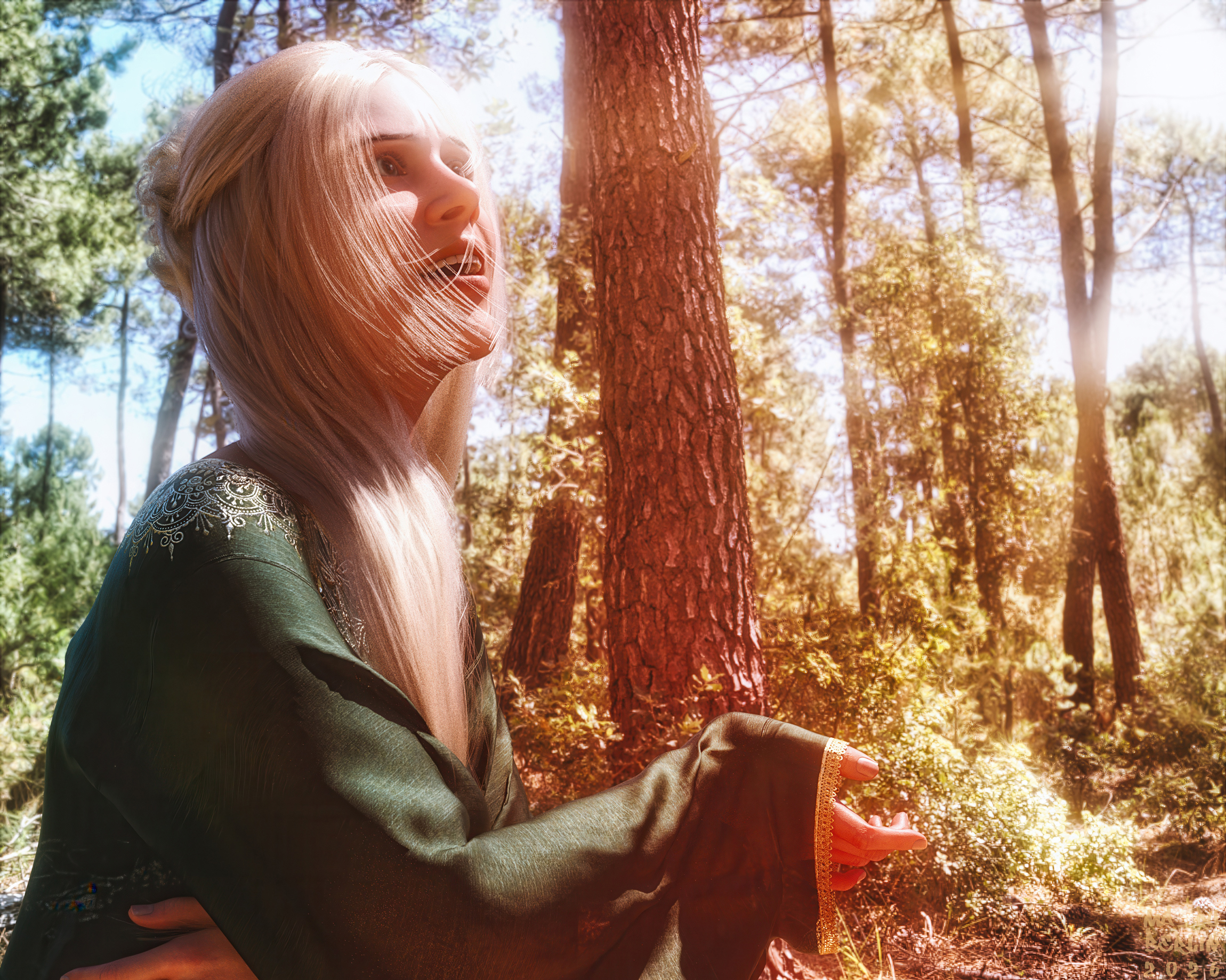 Dont Go 3D Render, Digital Artwork by maru_berlin