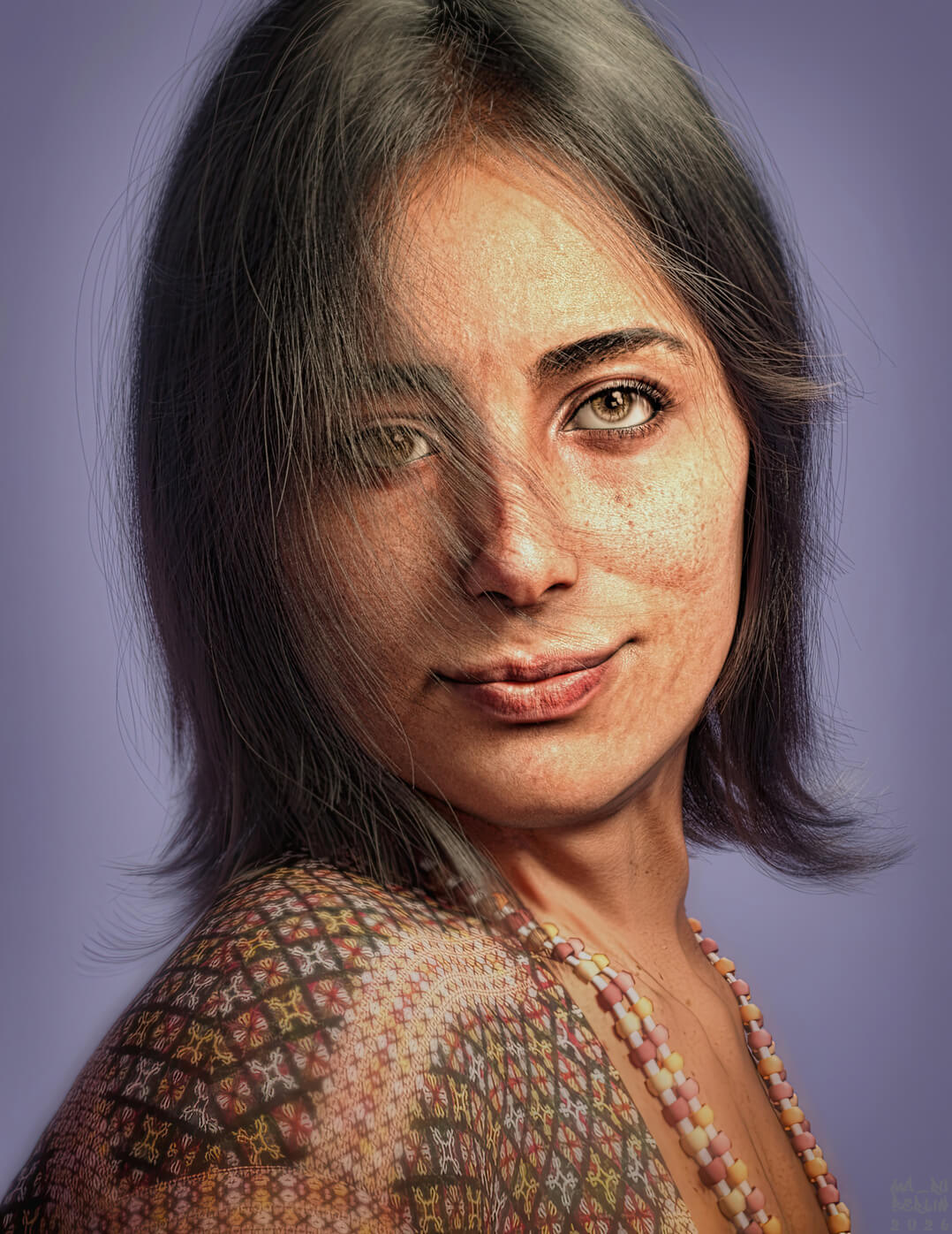 Look Closely 3D Render, Digital Artwork by maru_berlin