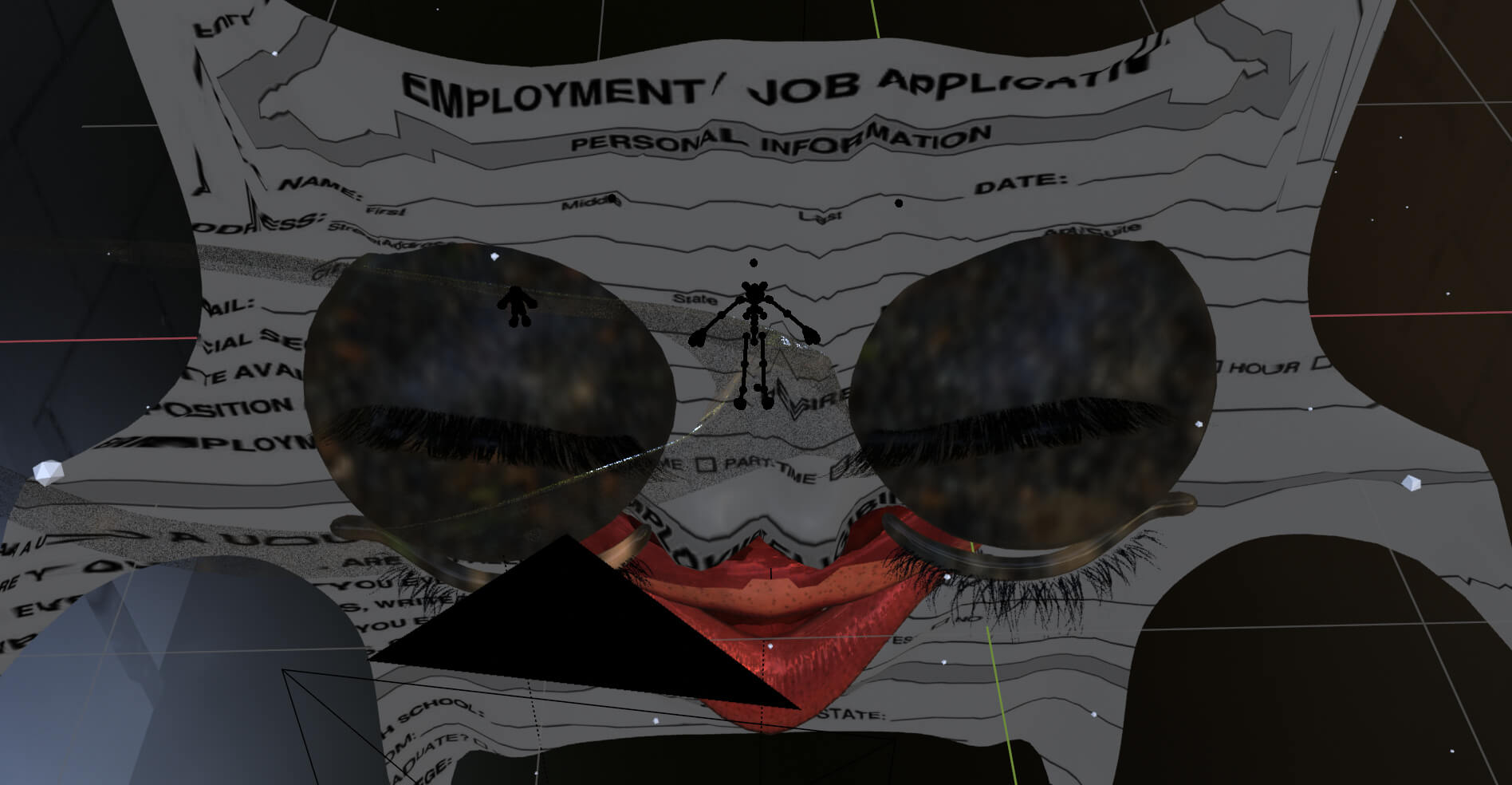 Dont Fill This Form 3D Render, Digital Artwork by MasterMast
