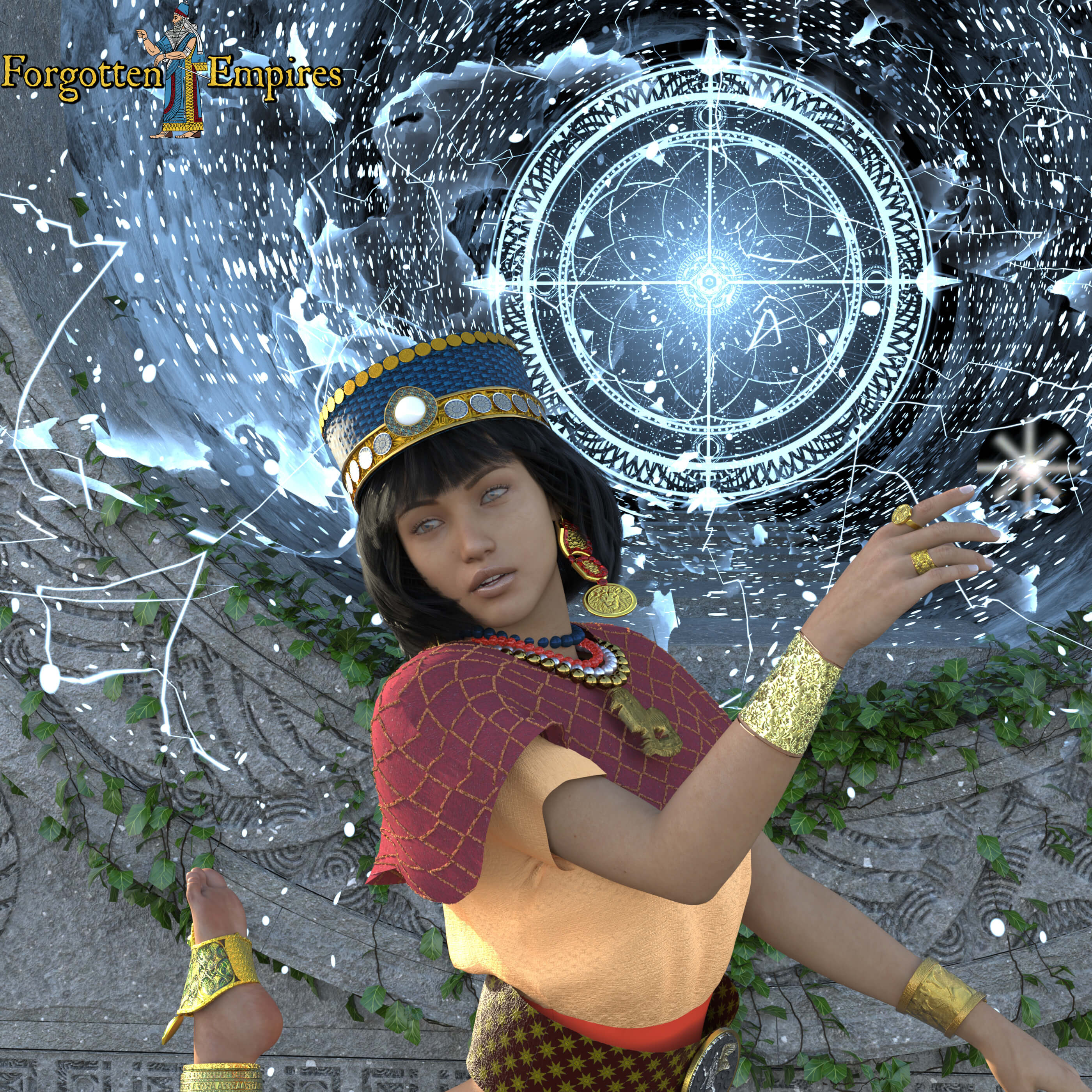 Babylonian Priestess for Genesis 8 Female Daz Content