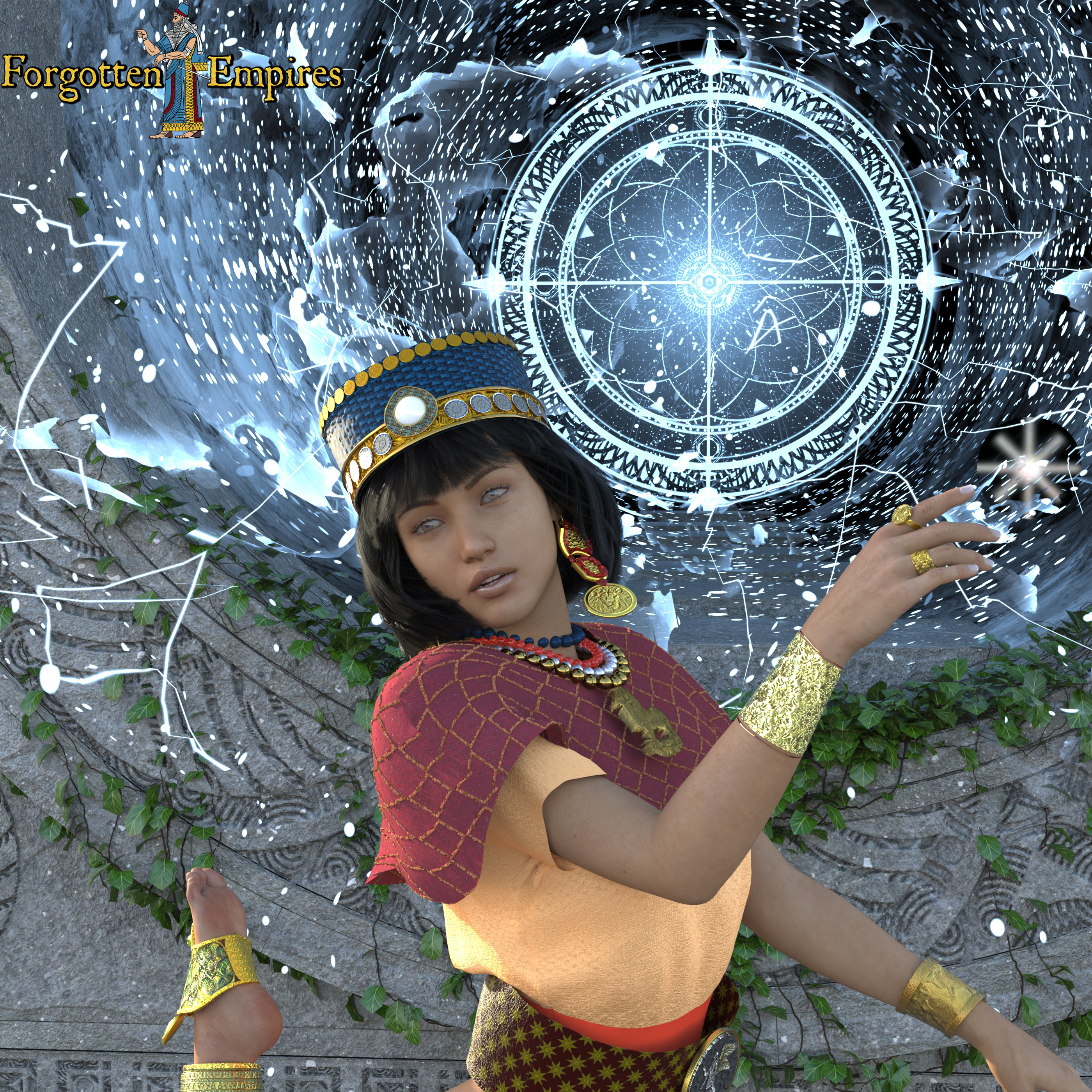 Babylonian Priestess for Genesis 8 Female Daz Content