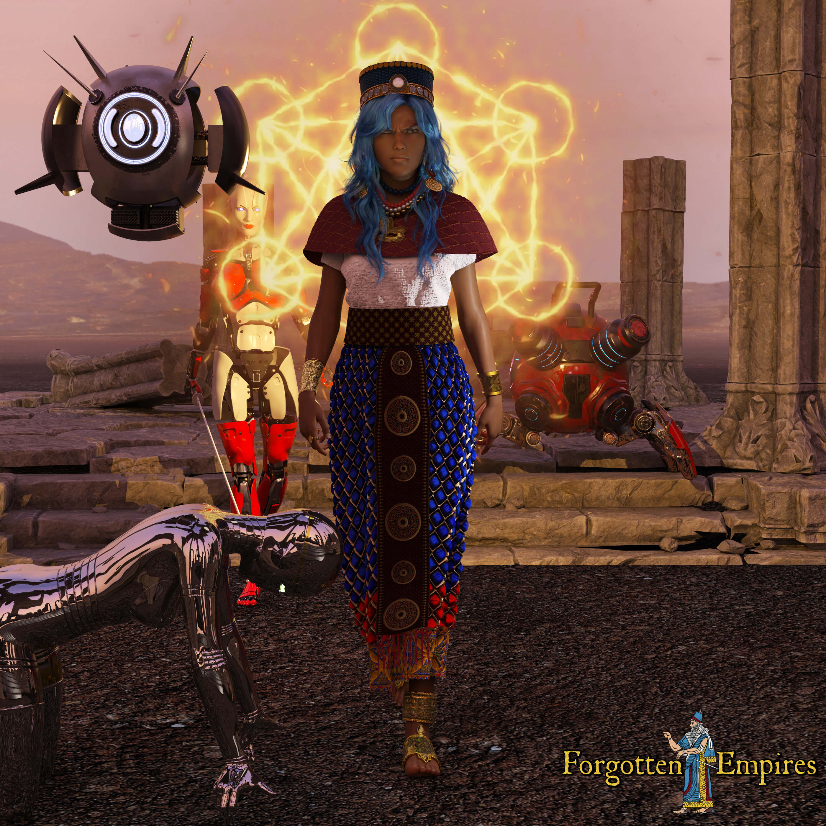 Babylonian Priestess for Genesis 8 Female Daz Content