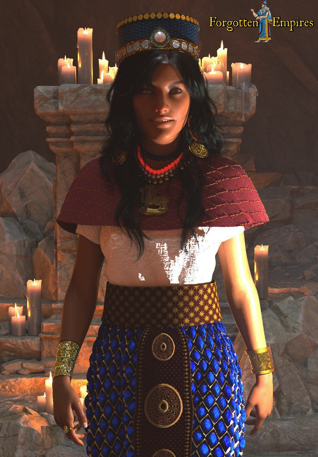 Babylonian Priestess for Genesis 8 Female Daz Content